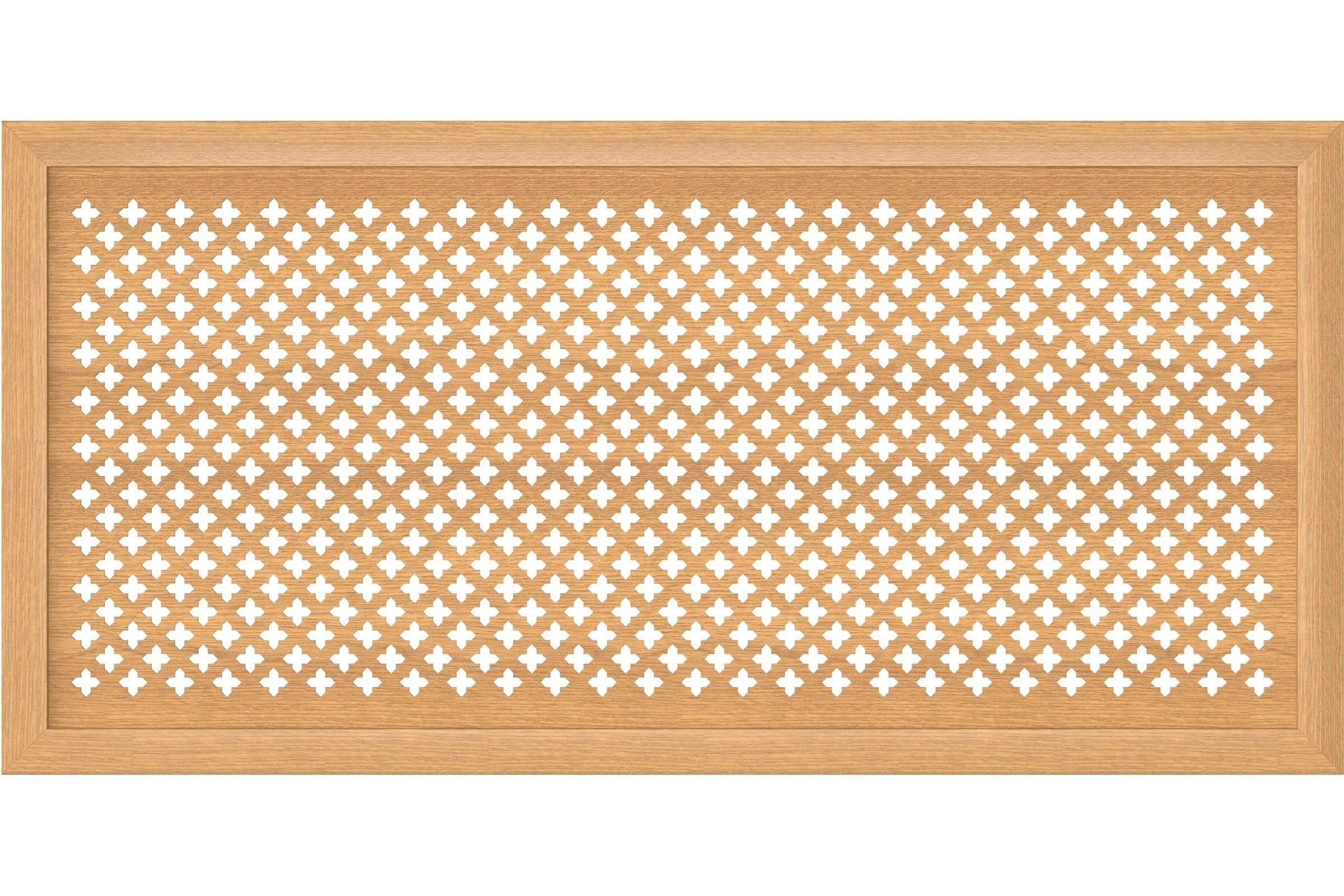 Декоративный экран для радиаторов и батарей Cosca Decor Стандарт 570x1170 мм, дуб, готика, рамка СПБ026791
