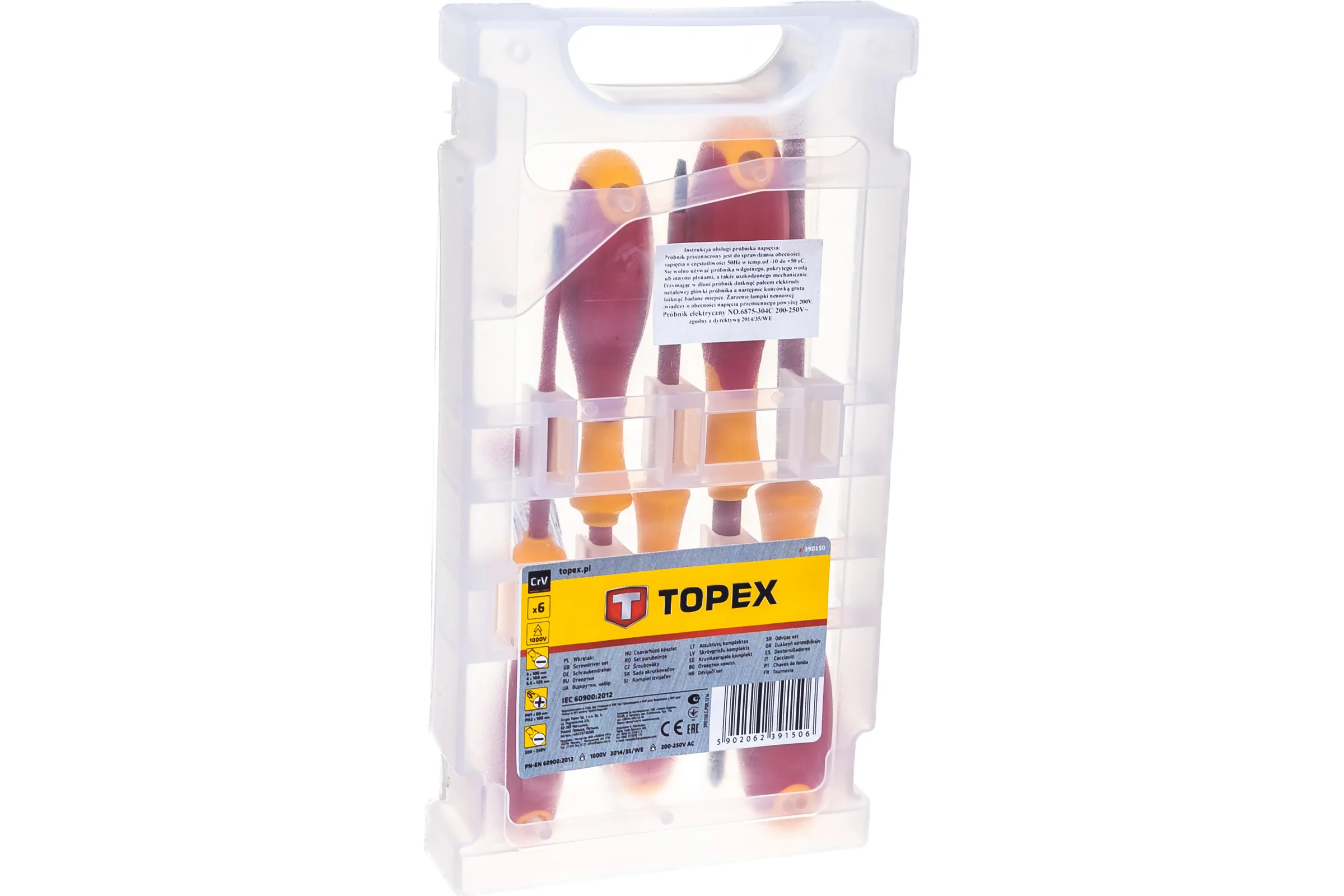 Набор отверток TOPEX 6 шт. 39D150
