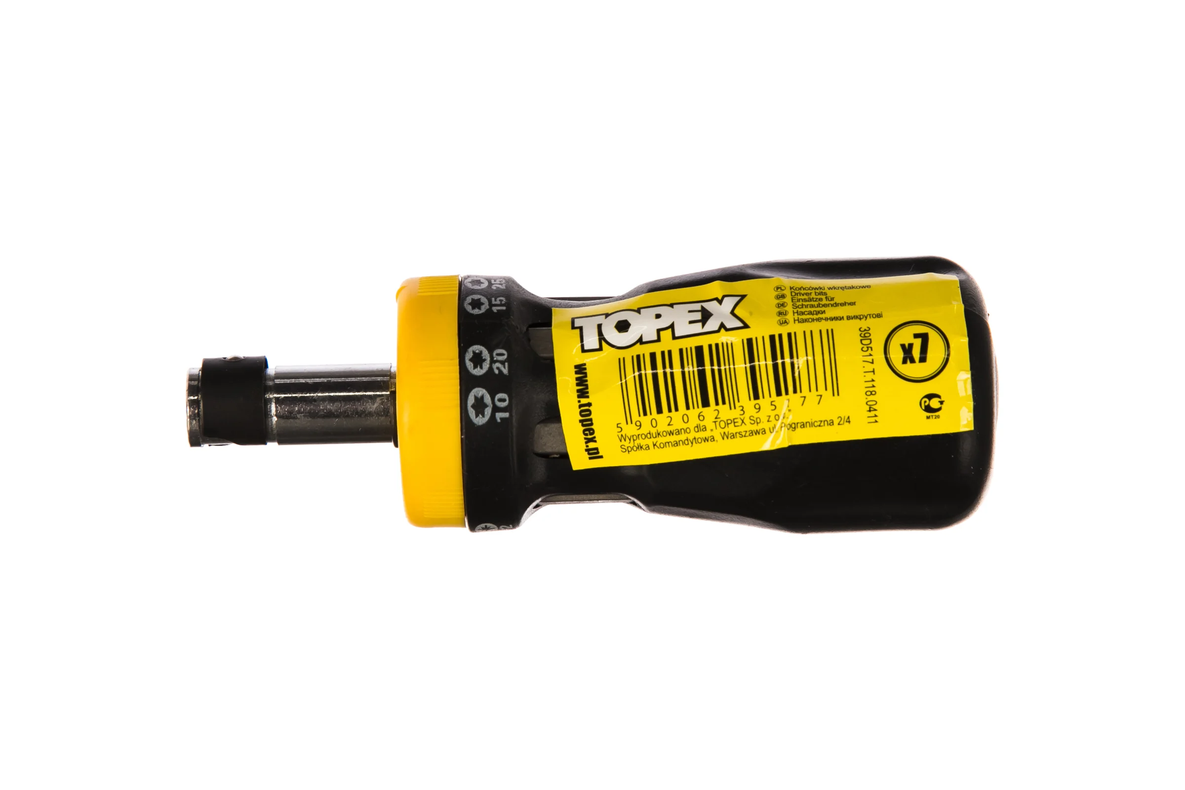Набор сменных наконечников TOPEX 39D517