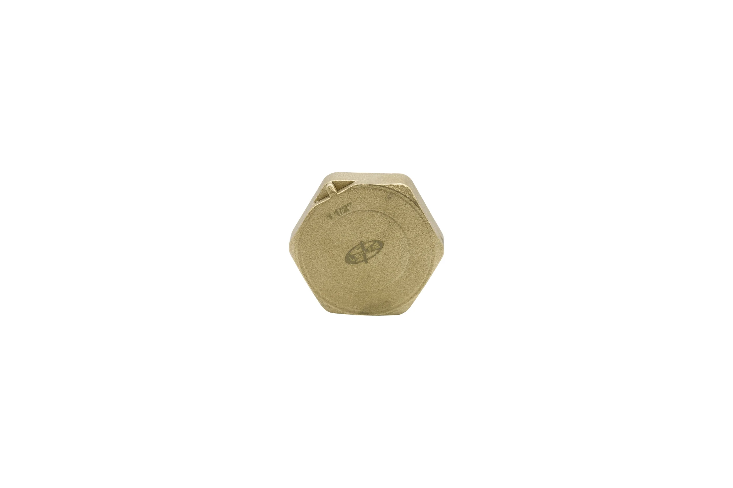 Заглушка LEXLINE 1 1/2'' вн, латунь, с контрольным отверстием, 40 551744