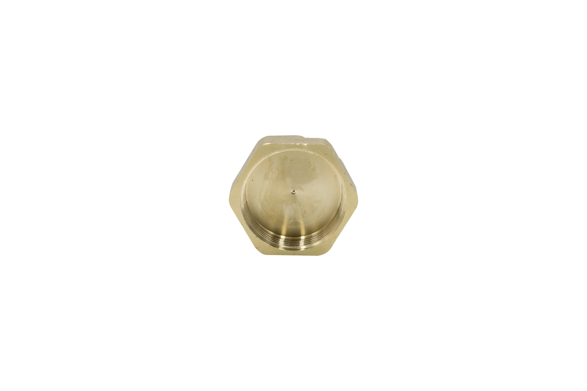 Заглушка LEXLINE 1 1/4'' вн, латунь, с контрольным отверстием, 32 551742