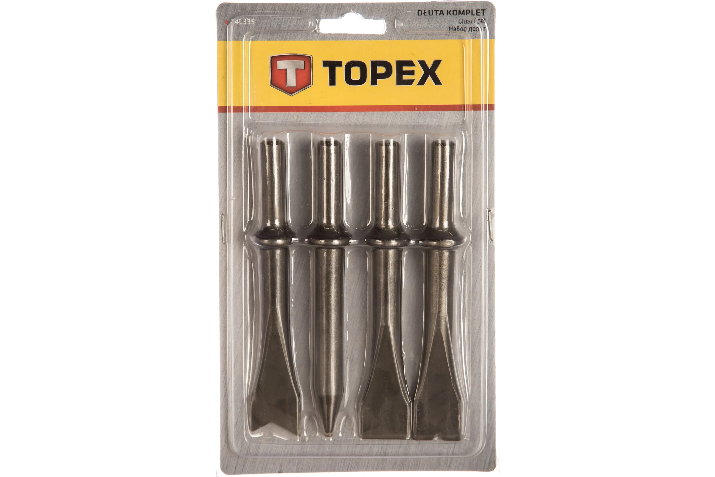 Набор зубил (4 шт.) TOPEX 74L335
