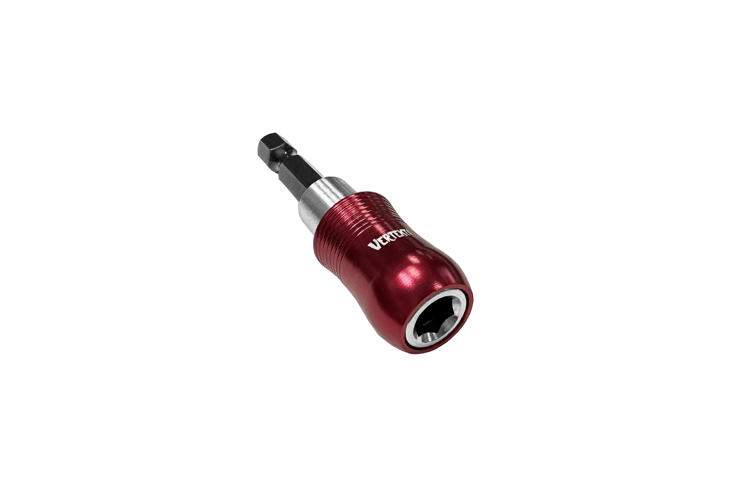 Адаптер для бит 8 шт, 1/4", с держателем и двойным магнитом vertextools АД-1/4