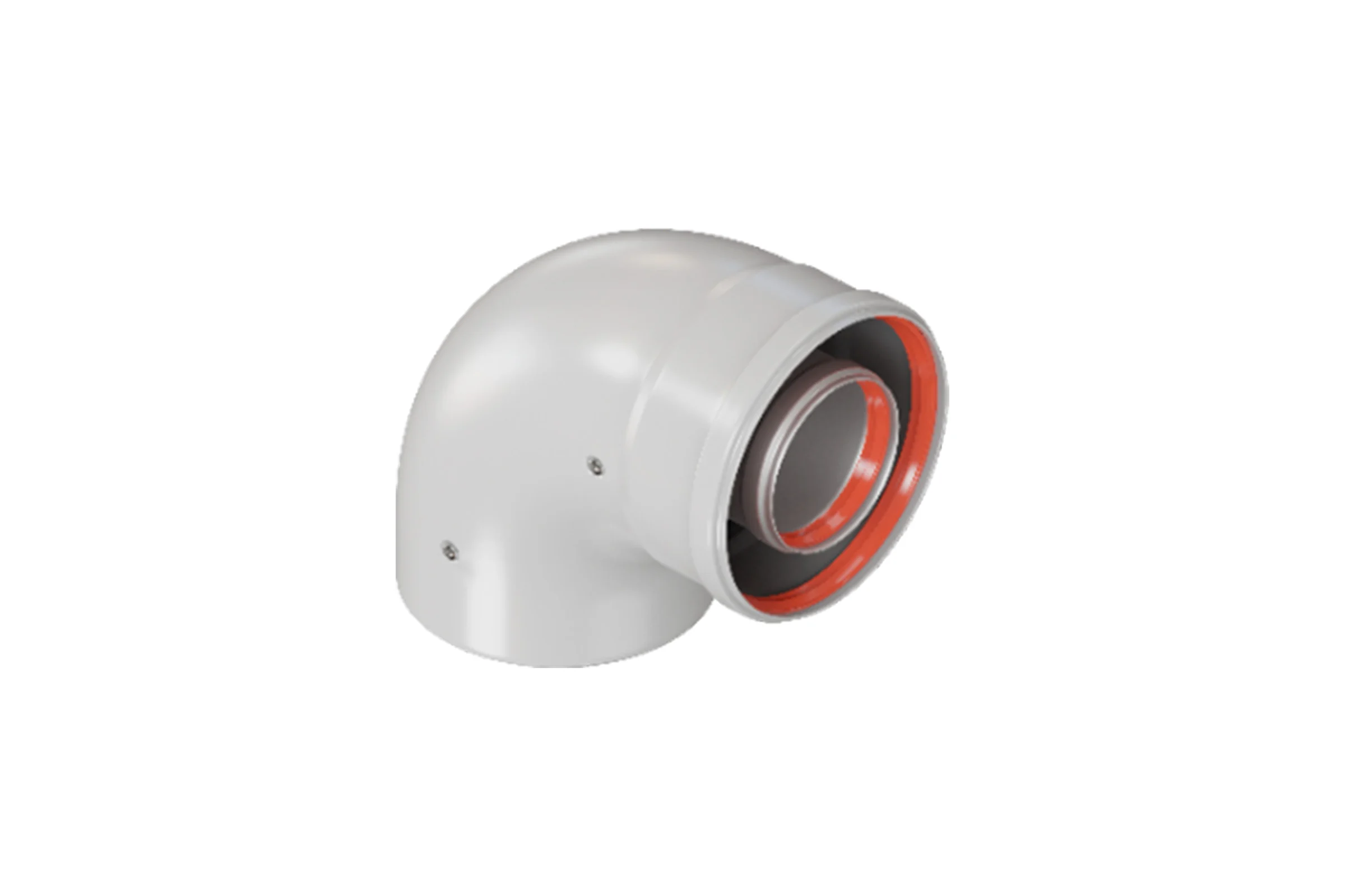 Промежуточный отвод ROMMER Rca-6010-000090 раструбный, 90 гр. 60/100 (наружный диаметр мама/папа) RG0091CSP6KDIS