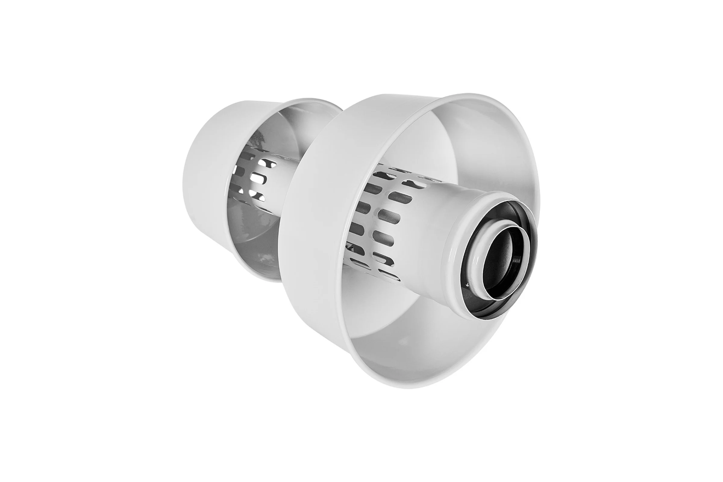Оголовок с ветрозащитой ROMMER Rca-6010-000334 d60х100, белый, алюминий RG0091CSP6IEIK