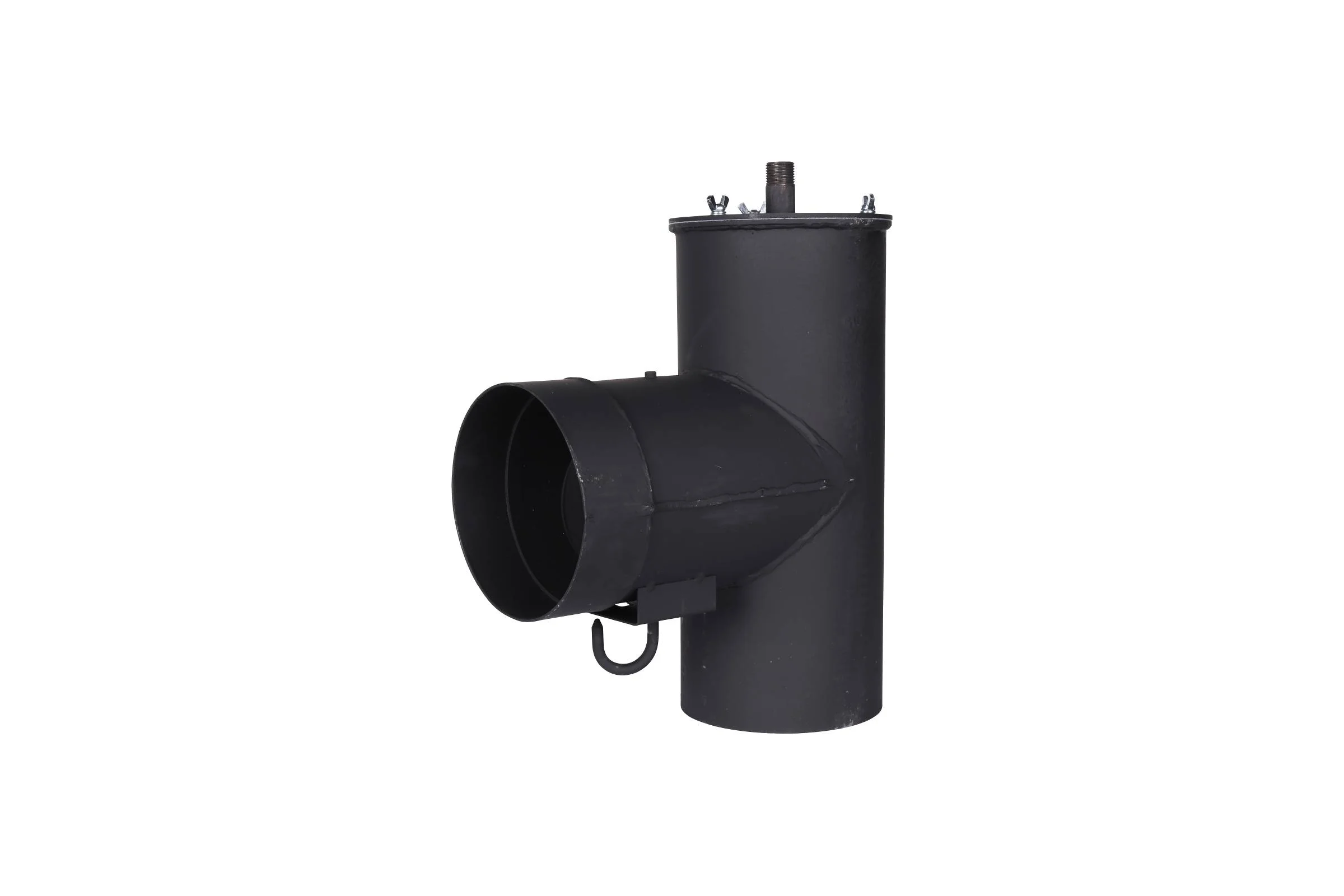 Патрубок дымохода ROMMER Rsb-1110-041395 вертикальный, d=150, l=304, h=396 RG008VCUNEGMO8