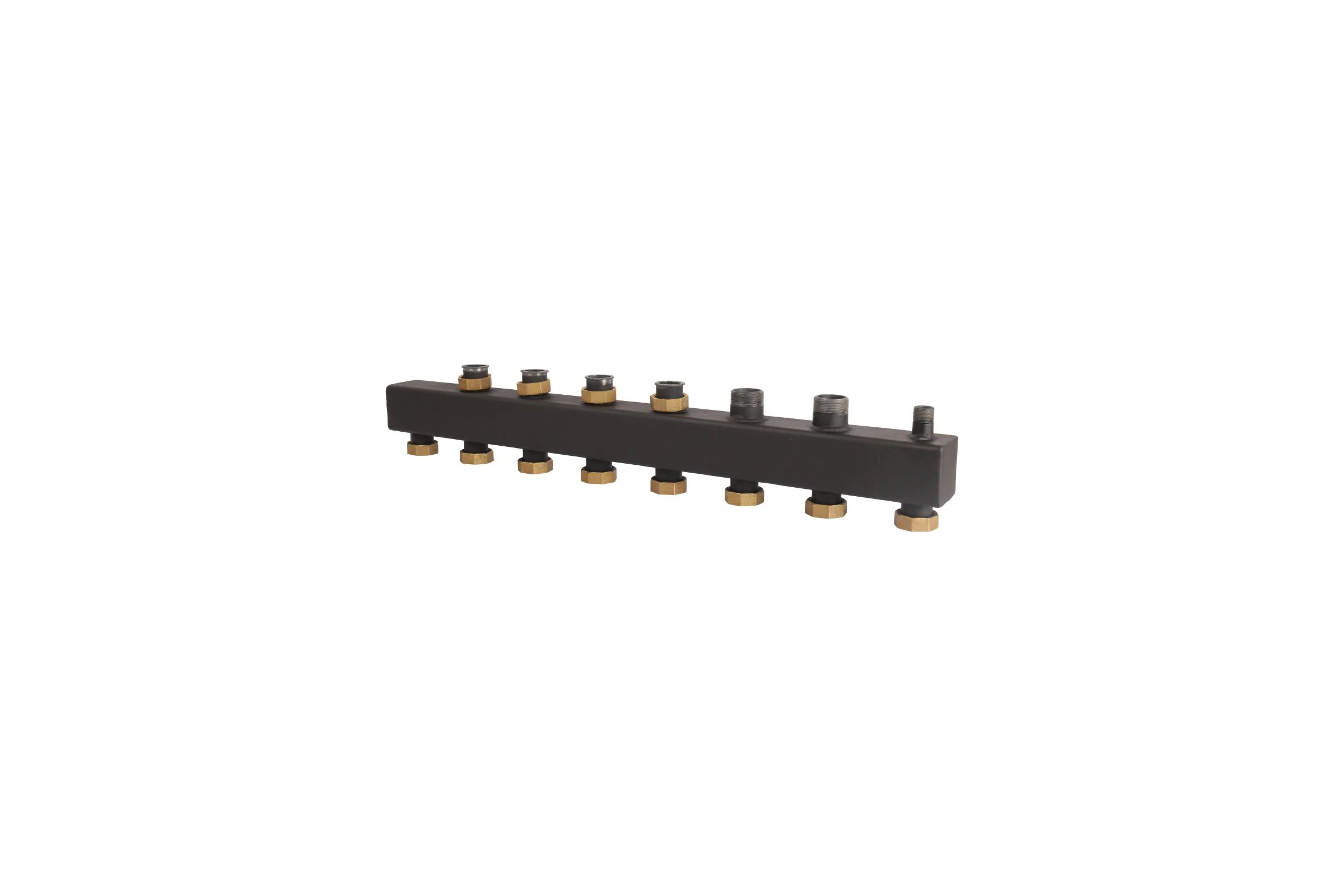 Стальной распределительный коллектор ROMMER RDG-0017-004046 4(6) отопительных контура, 1 1/2 RG008T2Q29QJD0