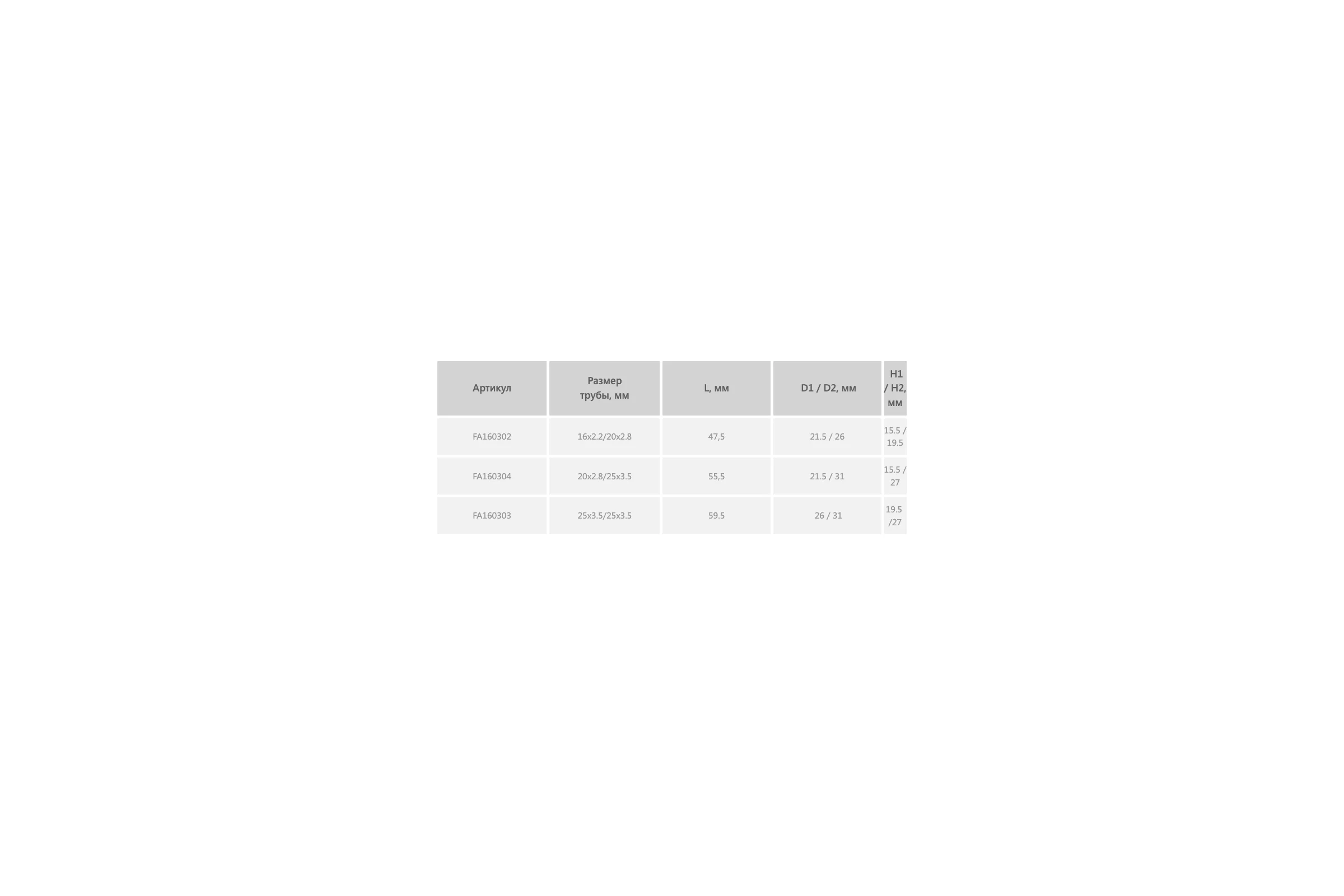 Переходная муфта SINIKON латунь, 25(3.5)х20(2.8) FA250305