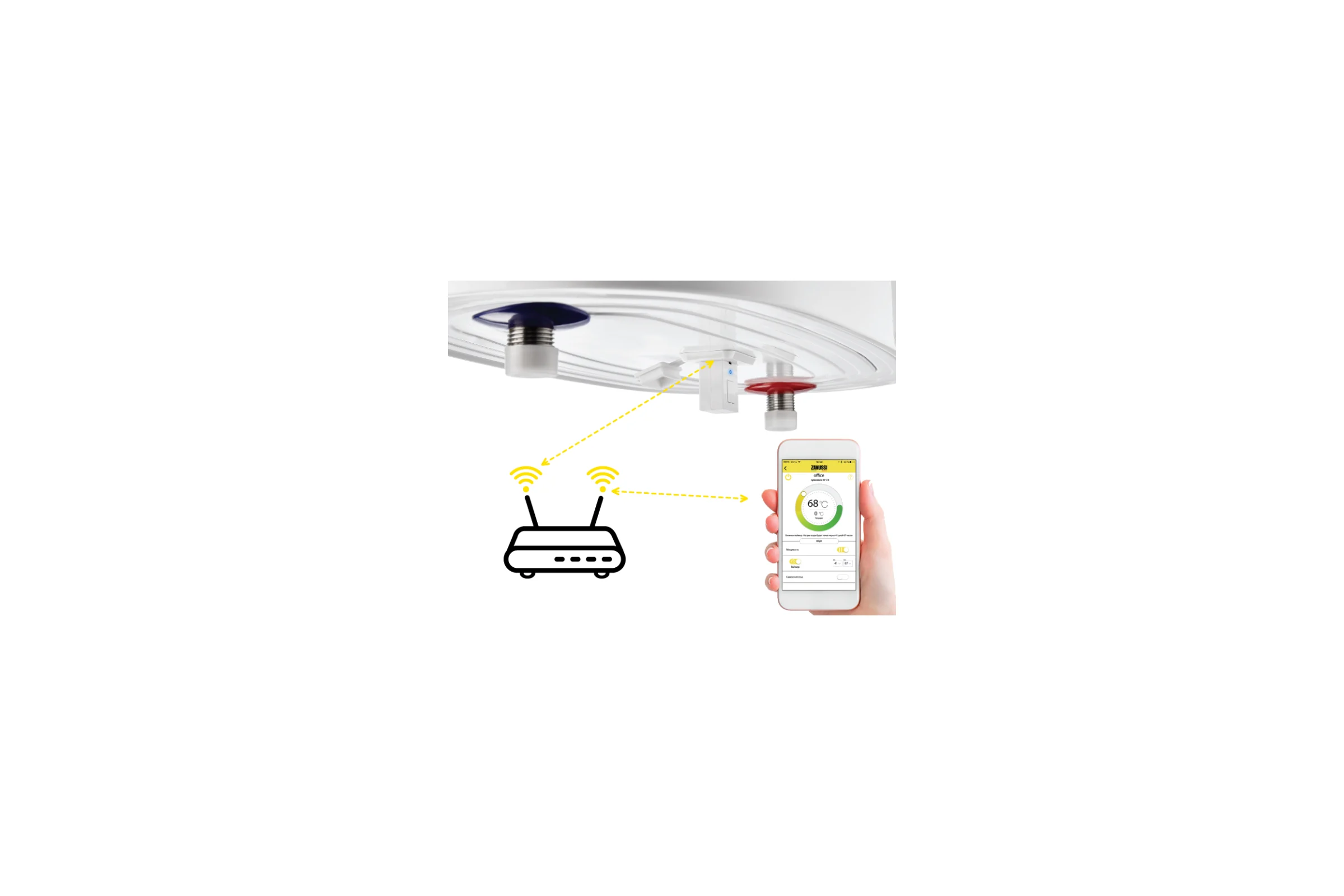 Водонагреватель Zanussi ZWH/S 50 Splendore XP 2.0 НС-1131400