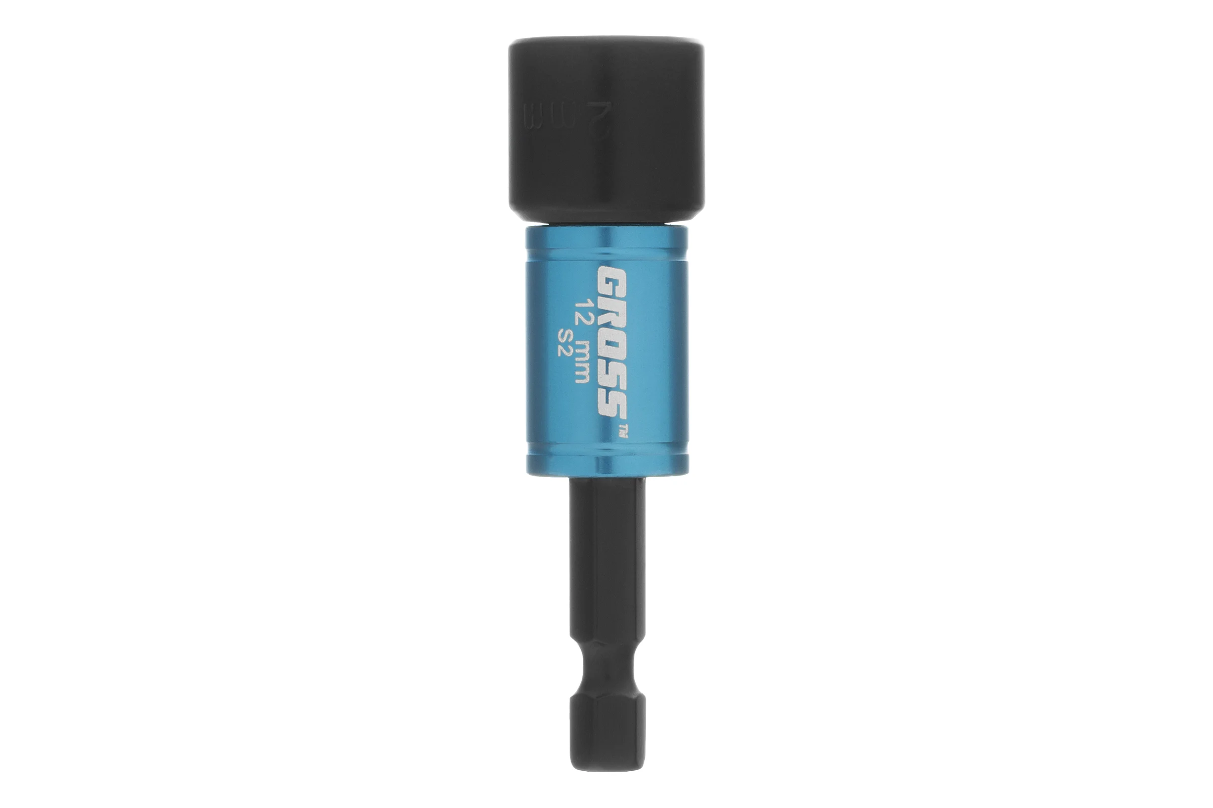 Бита с торцевой головкой магнитная GROSS Nut-Driver, 12 мм, S2// 11621