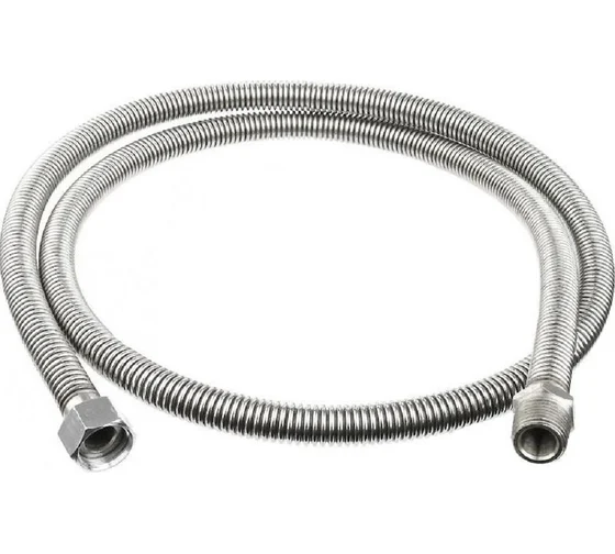 Сильфонная подводка для газа ELKA 1/2" 1,0 м., вн/нар 772055В
