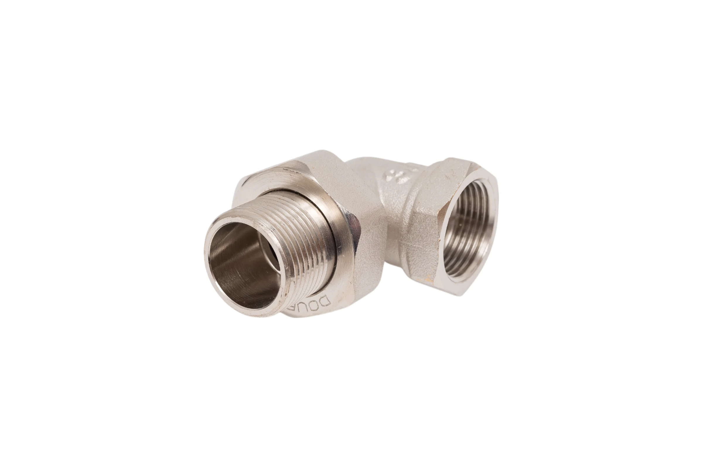 Сгон (американка) DOUBLE-LIN латунный никелированный угловой н/в 3/4" LL6049 (3/4")