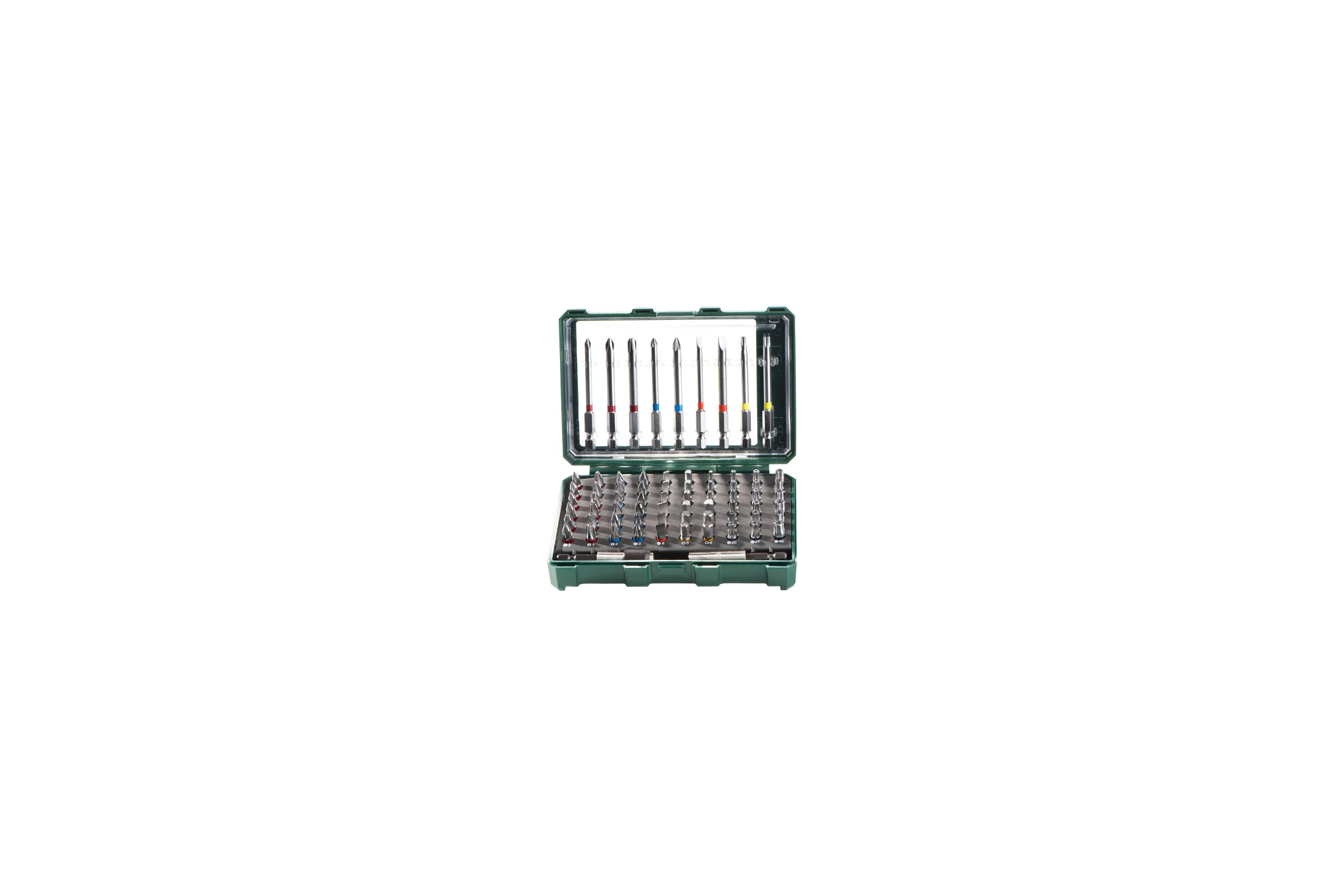Набор бит (71 предмет) 6 шт. в дисплее Metabo 6267040001