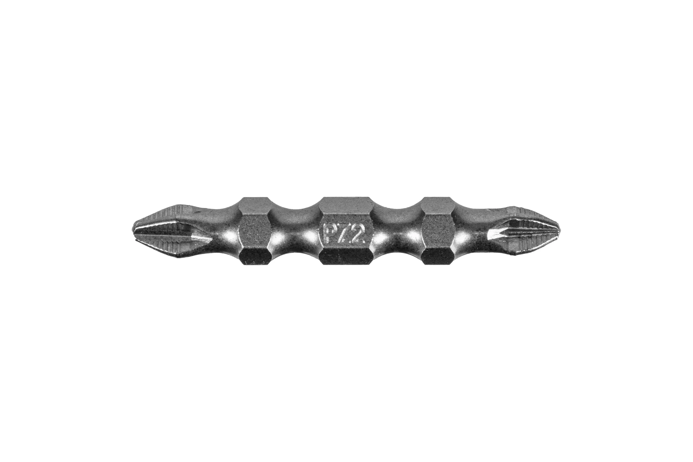 Набор бит двухсторонних PH2-PZ2, 45 мм, сталь S2, 10 шт Denzel 11675