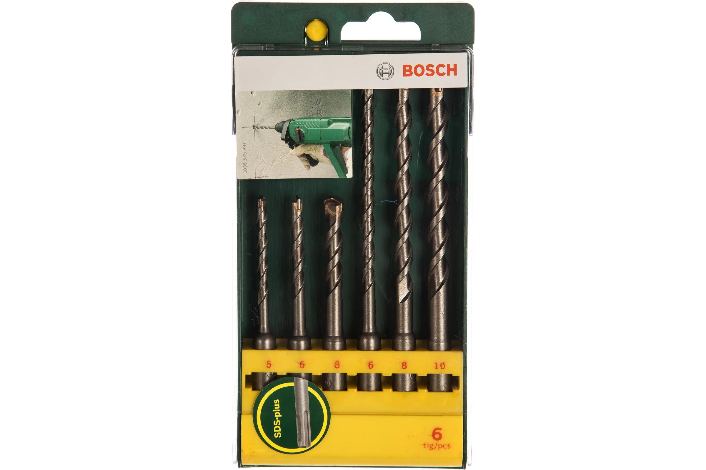 Набор ударных сверл (5-10 мм; SDS-PLUS) 6 шт. Bosch 2607019447