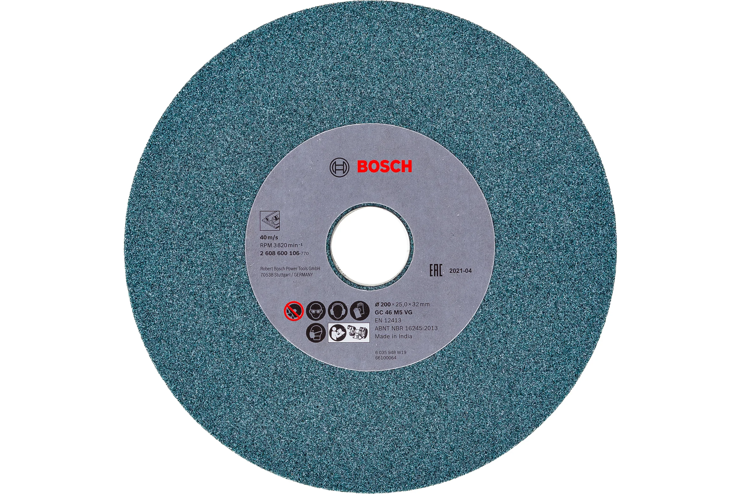 Шлифовальный круг для GSM 200 (200х25х32 мм; зерно 46) Bosch 2608600106