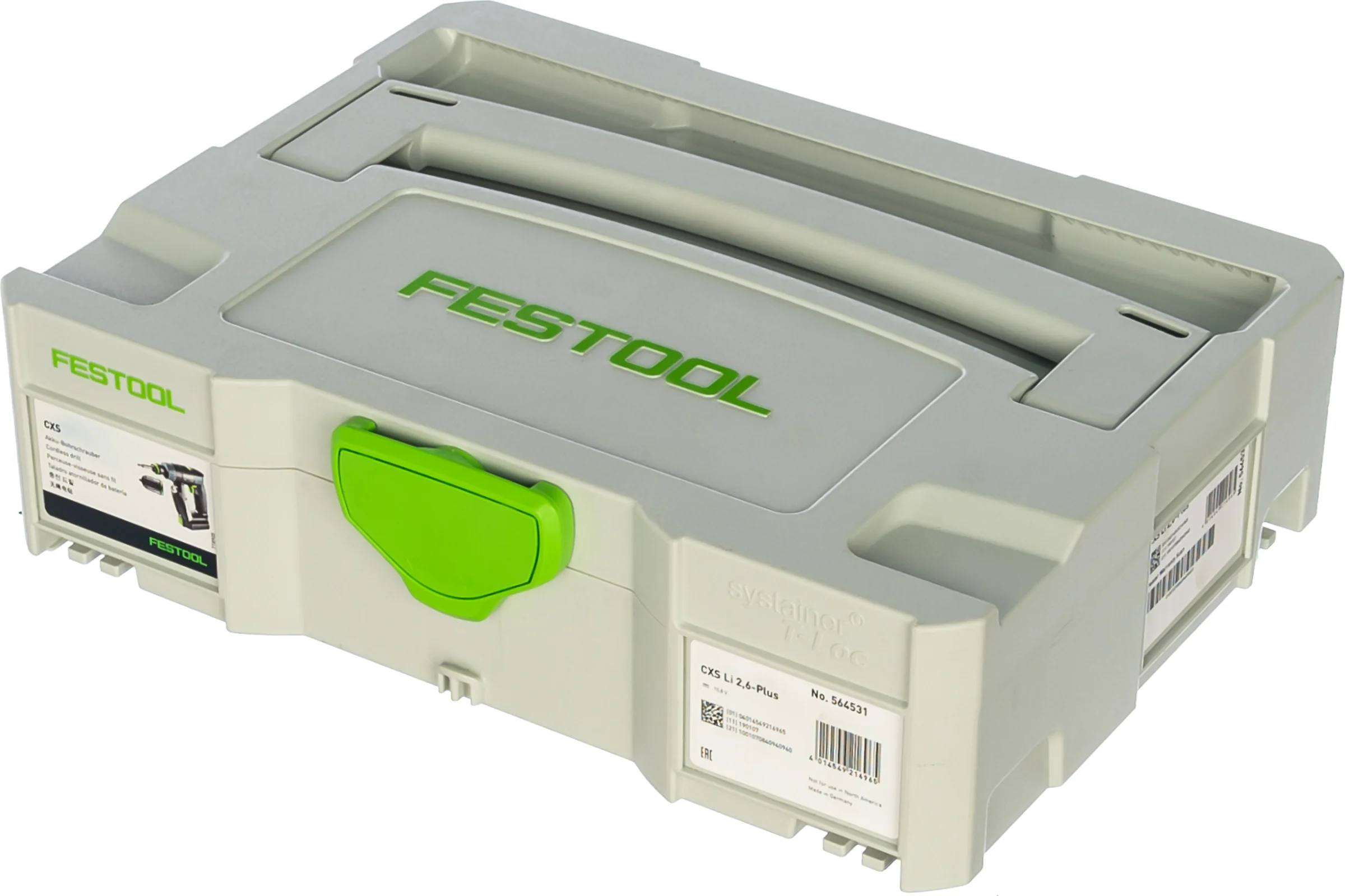 Аккумуляторная дрель-шуруповерт Festool CXS LI 2,6 Plus 564531