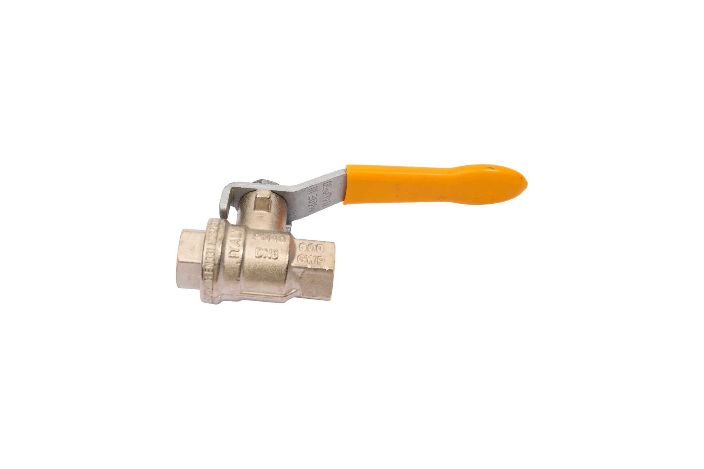 Шаровой кран для газа RUB 1/4 DN8 PN40, ВР-ВР, серия ROMA (S.84), ручка S84B00