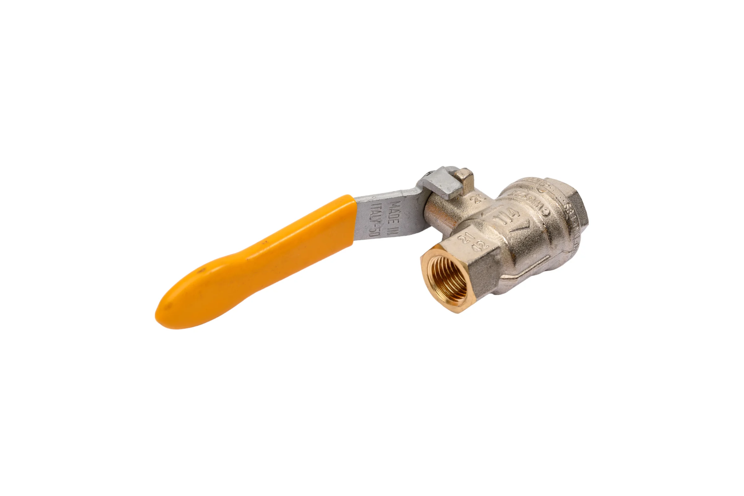 Шаровой кран для газа RUB 1/4 DN8 PN40, ВР-ВР, серия ROMA (S.84), ручка S84B00