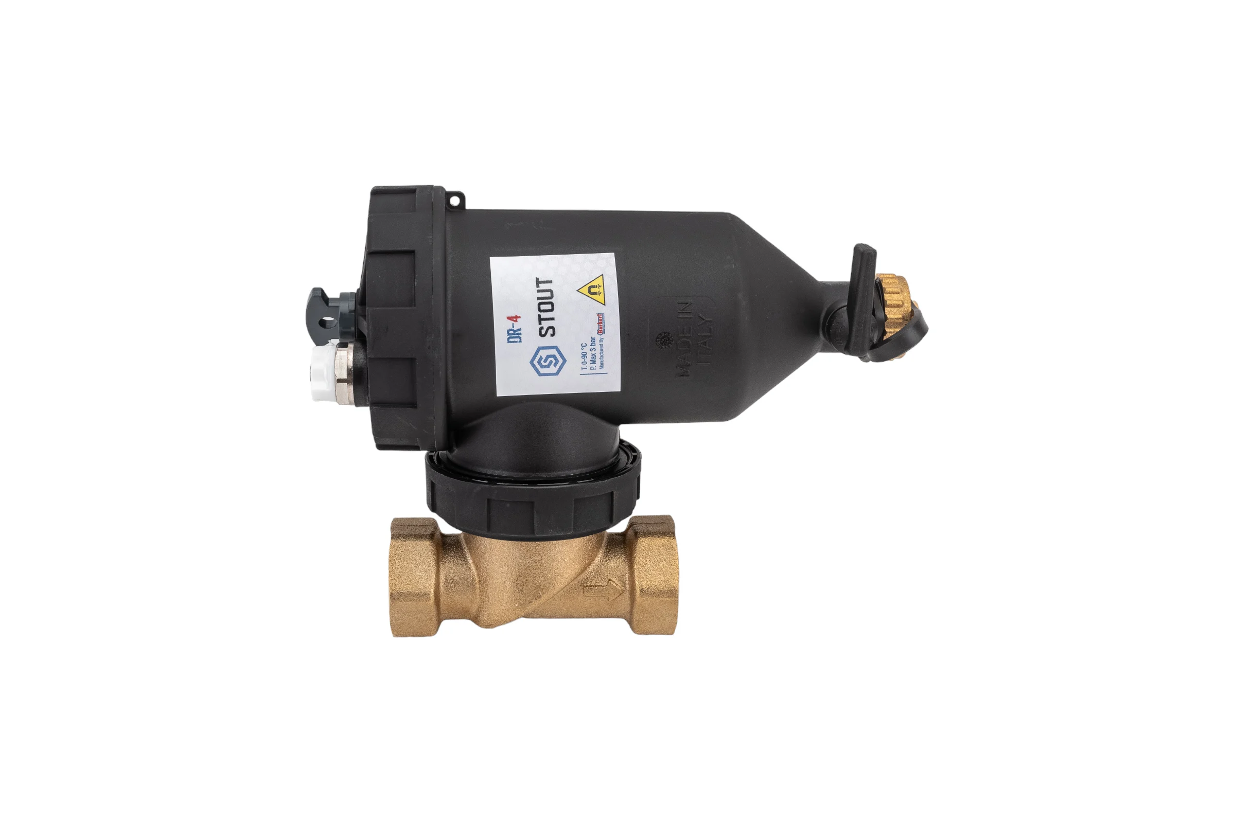 Шламоотделитель с магнитом и циклонным фильтром STOUT Sfw-0073-000025 1" вн RG0091HNTRM2AT