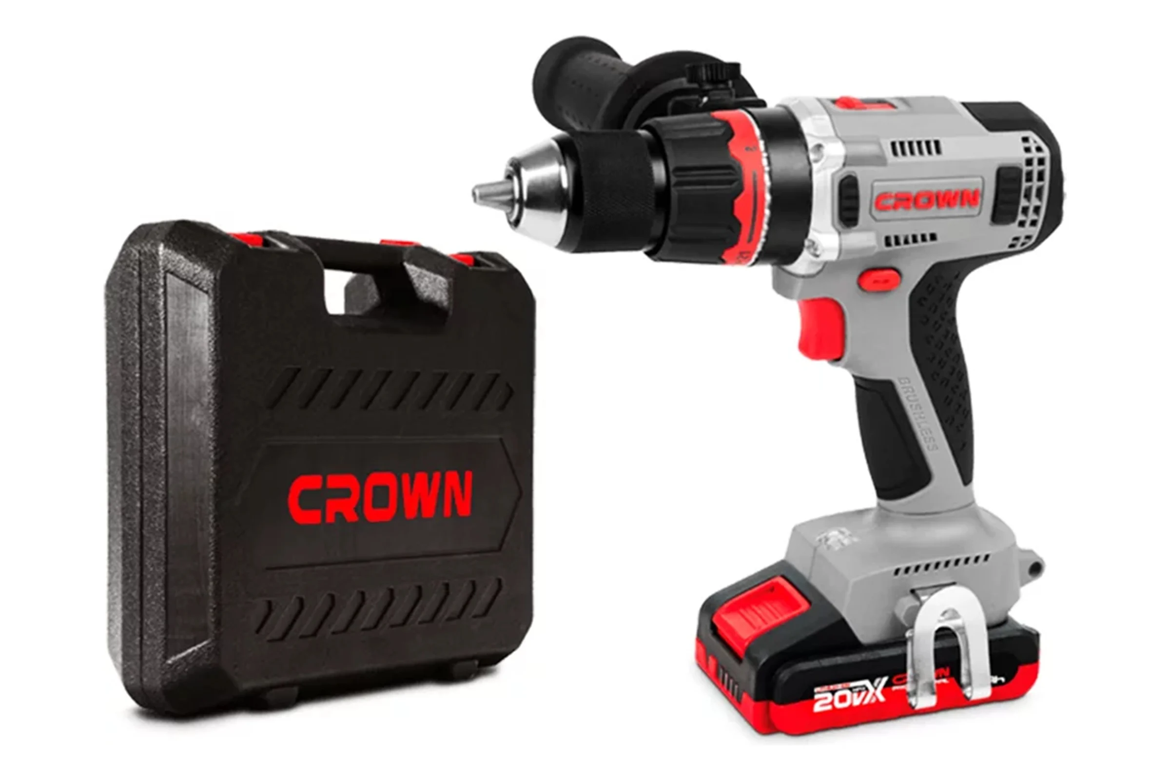 Аккумуляторный шуруповерт CROWN BL CT21090HMX-2 BMC