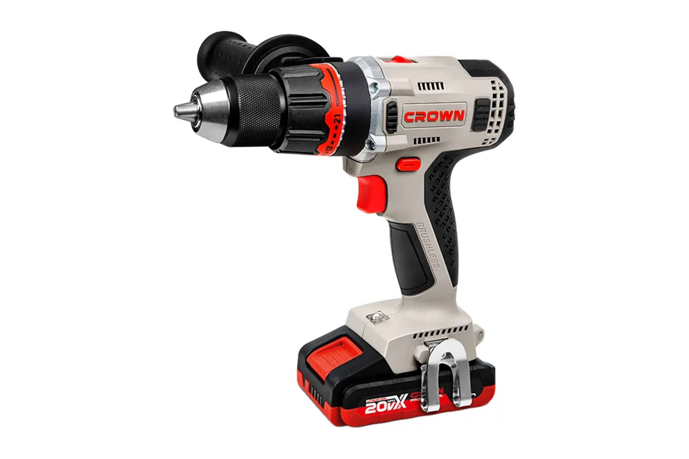 Аккумуляторный шуруповерт CROWN BL CT21090HMX-2 BMC