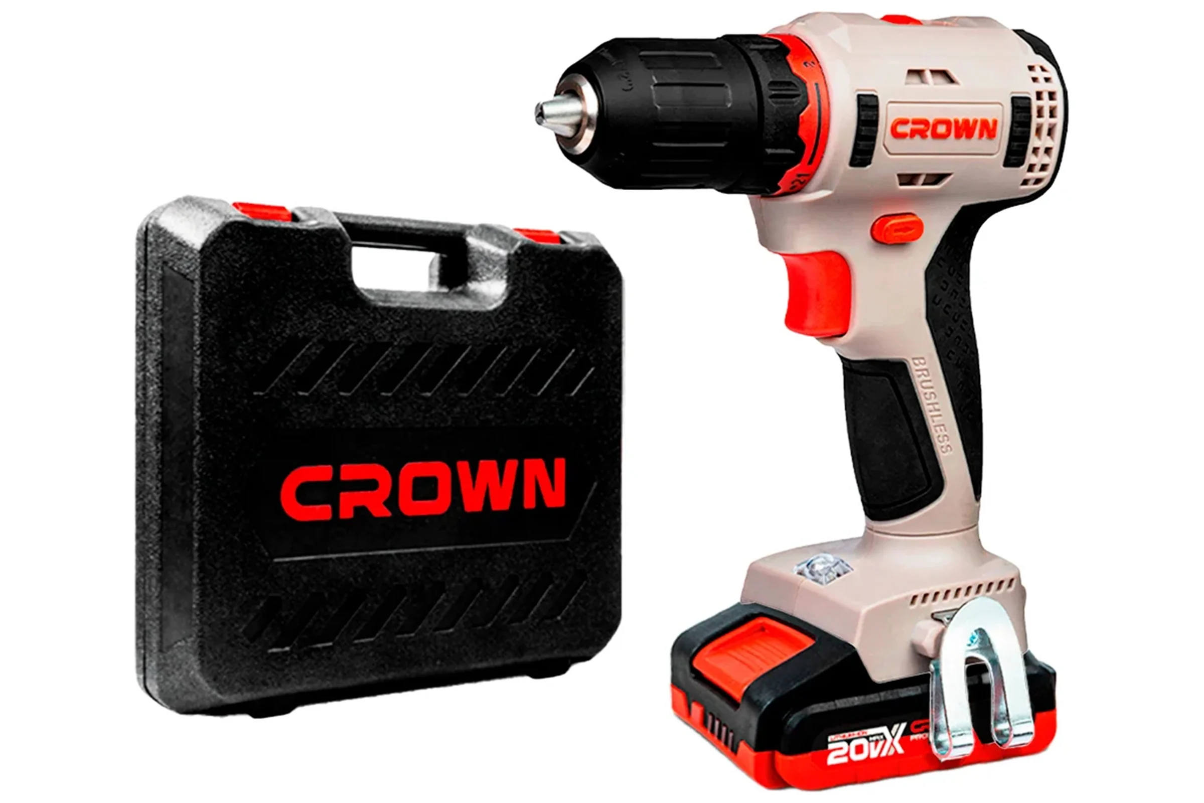 Аккумуляторный шуруповерт Crown bl CT21091HX-2 BMC