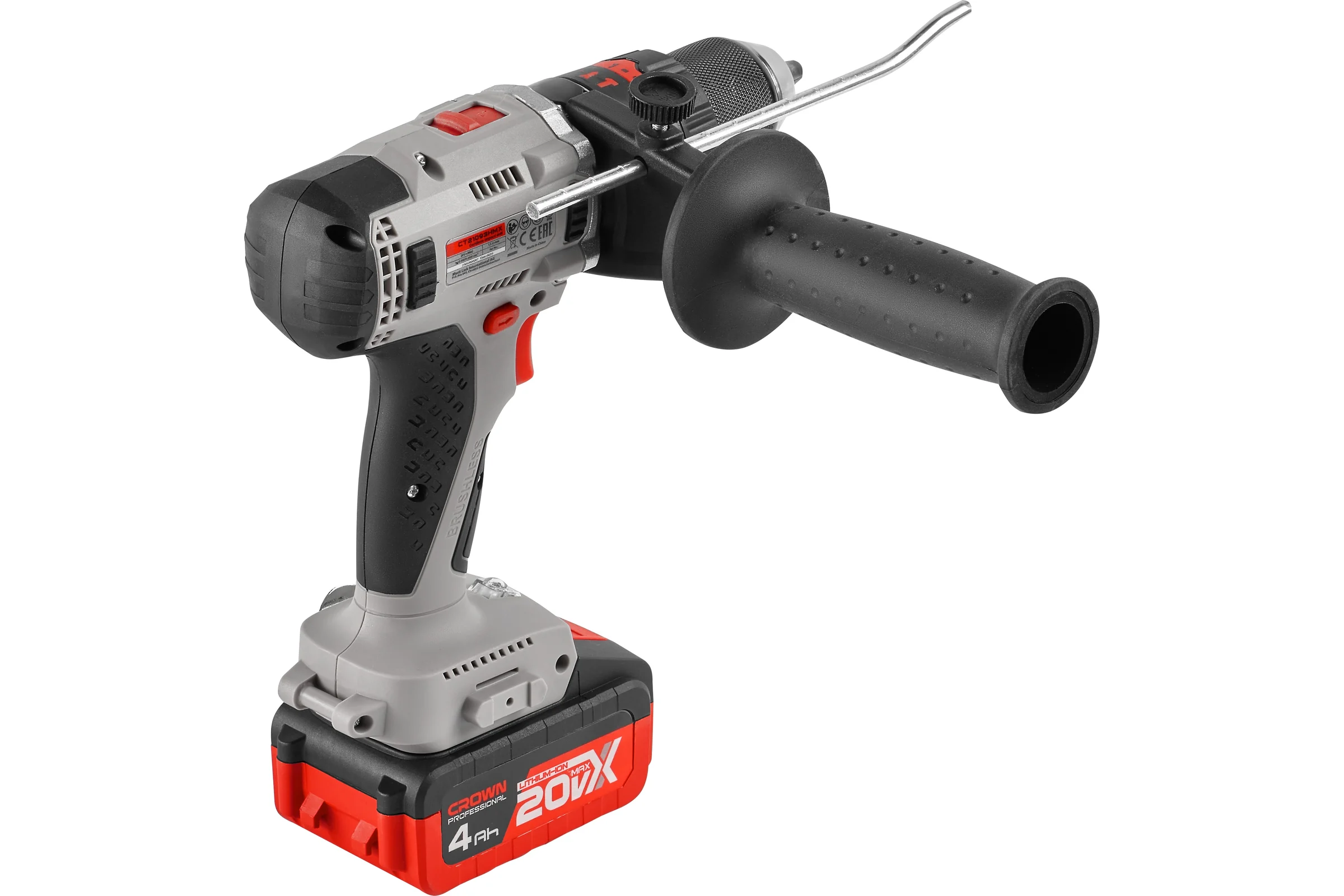 Аккумуляторный ударный шуруповерт Crown bl CT21093HMX-4 BMC