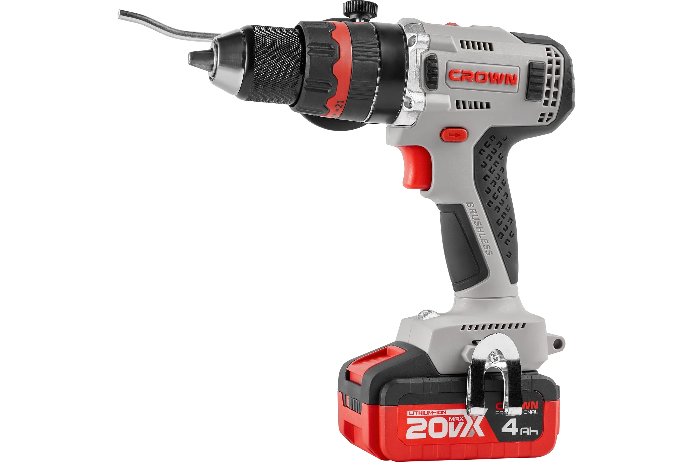 Аккумуляторный ударный шуруповерт Crown bl CT21093HMX-4 BMC