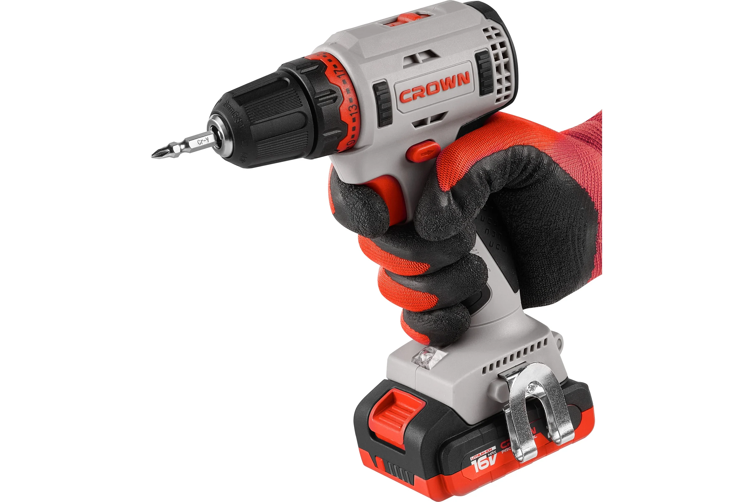Аккумуляторный шуруповерт Crown bl CT21092H-2 BMC