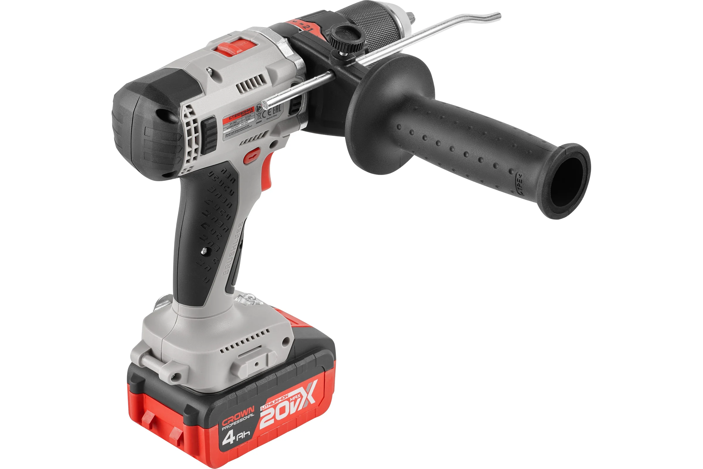 Аккумуляторный шуруповерт Crown bl CT21090HMX-4 BMC