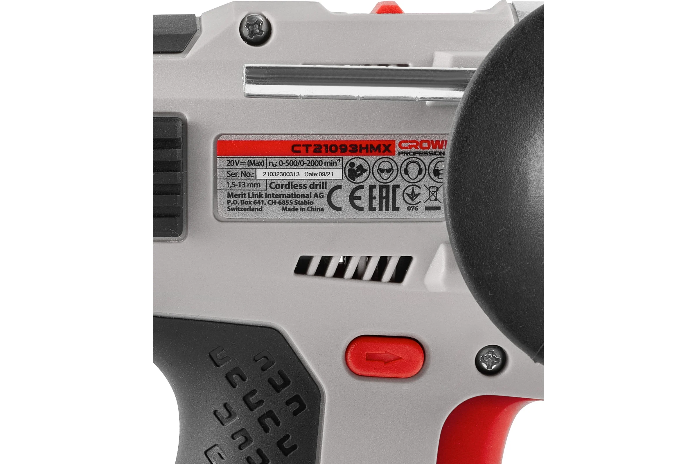 Аккумуляторный ударный шуруповерт Crown bl CT21093HMX-2 BMC