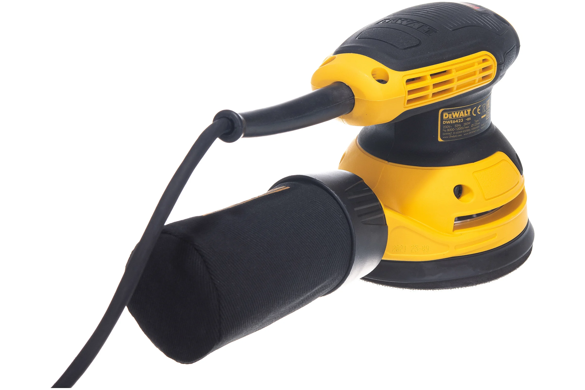 Эксцентриковая шлифмашина DEWALT DWE6423