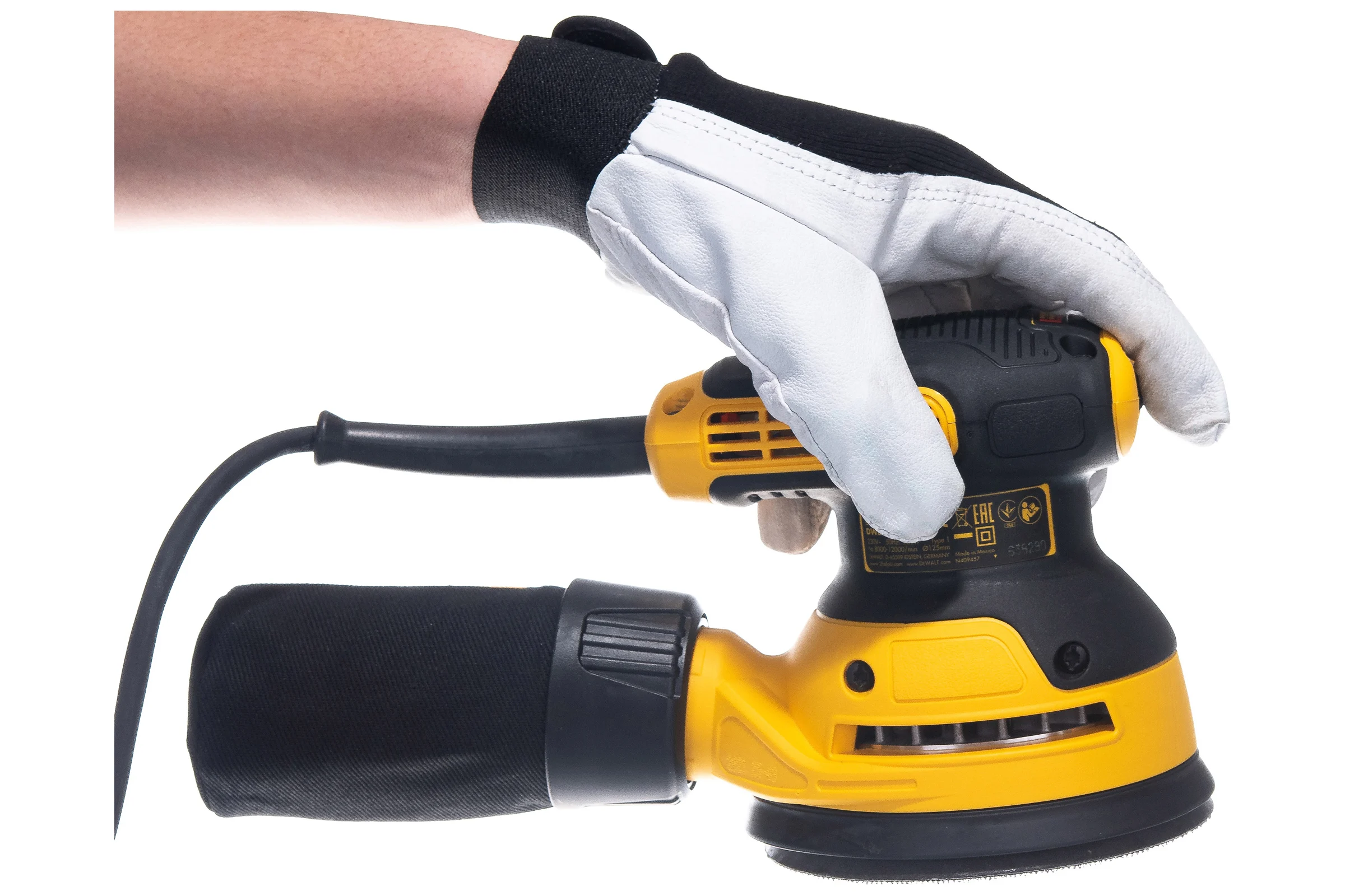 Эксцентриковая шлифмашина DEWALT DWE6423