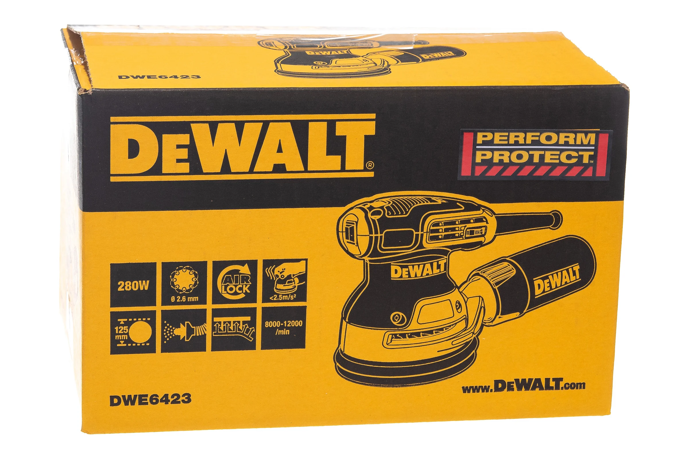 Эксцентриковая шлифмашина DEWALT DWE6423