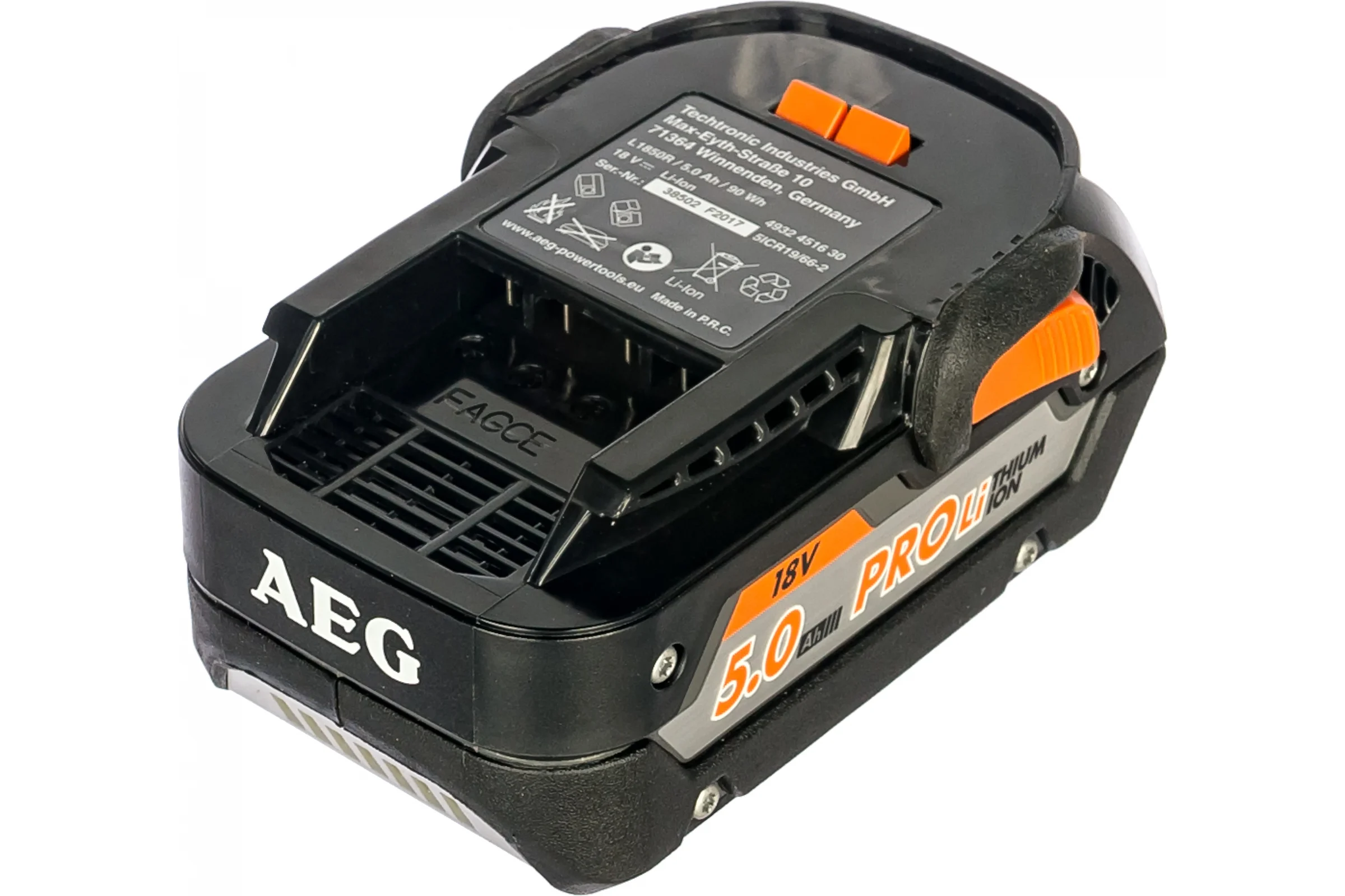 Аккумулятор L1850R (18 В; 5 A*ч; Li-ion) AEG 4932451630