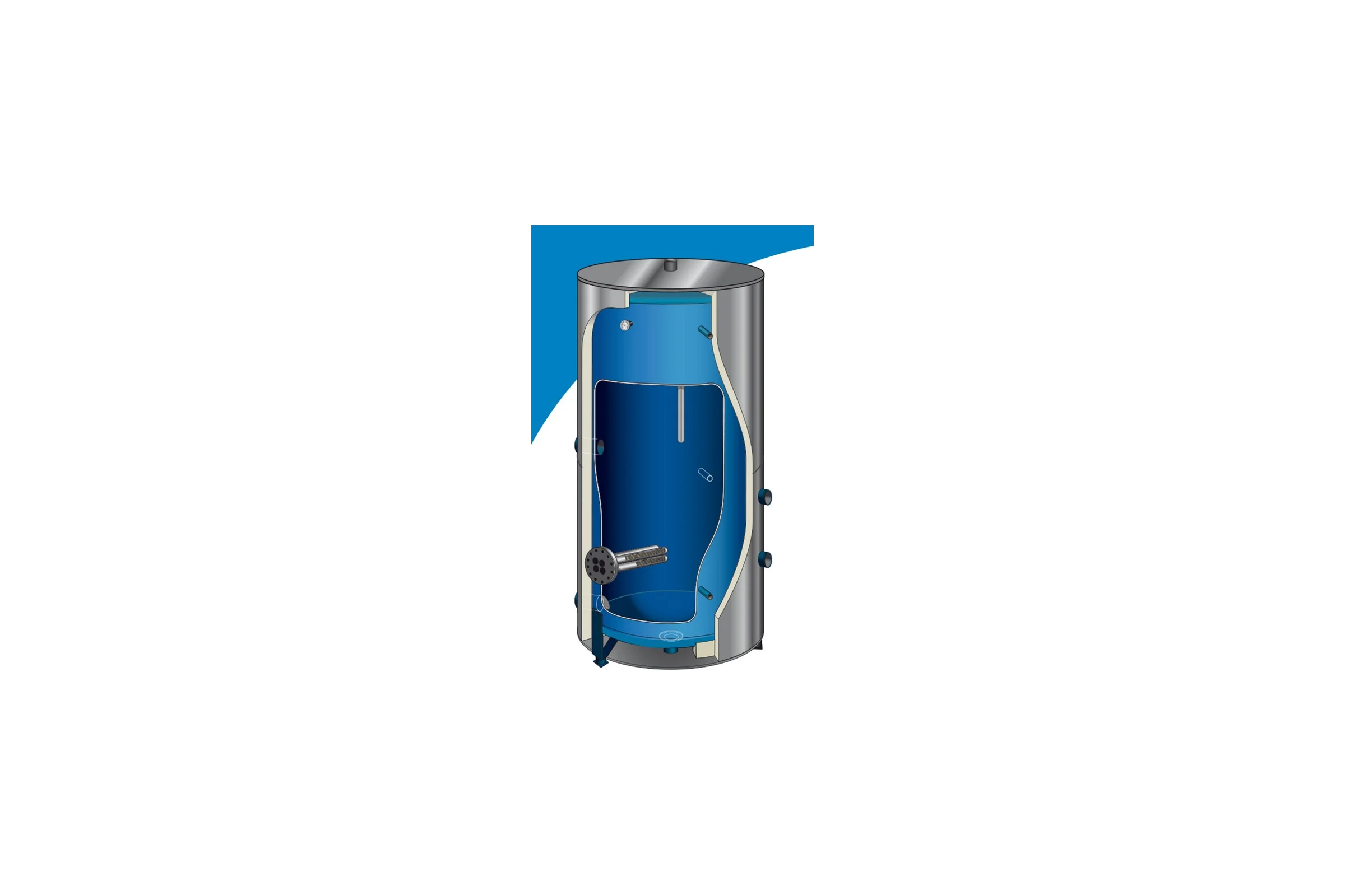 Электрический водонагреватель ATLANTIC CORTHERM 750L 120395