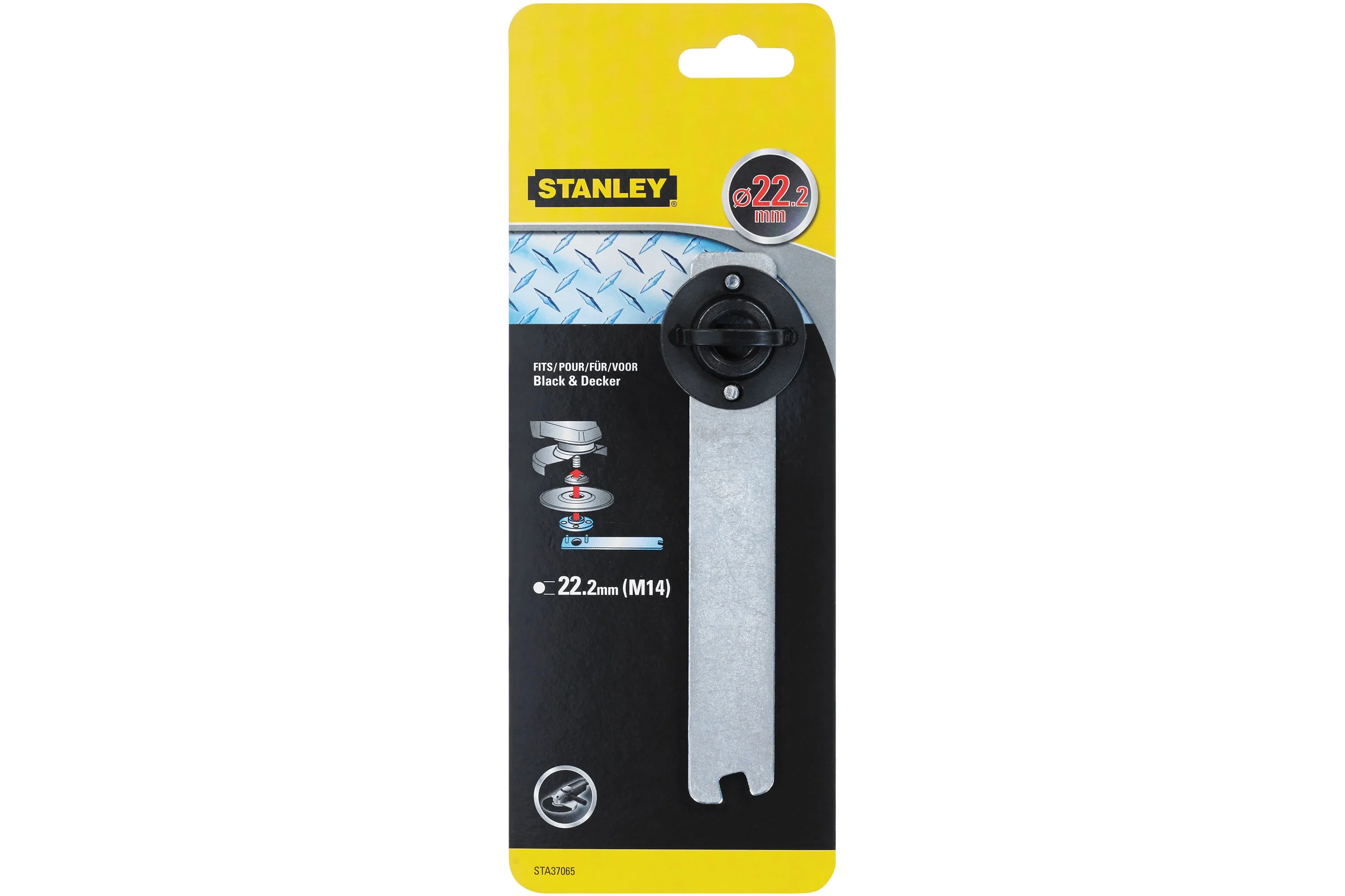 Фланец на подошву для УШМ (М14; 22,2 мм) ключ Stanley STA37065