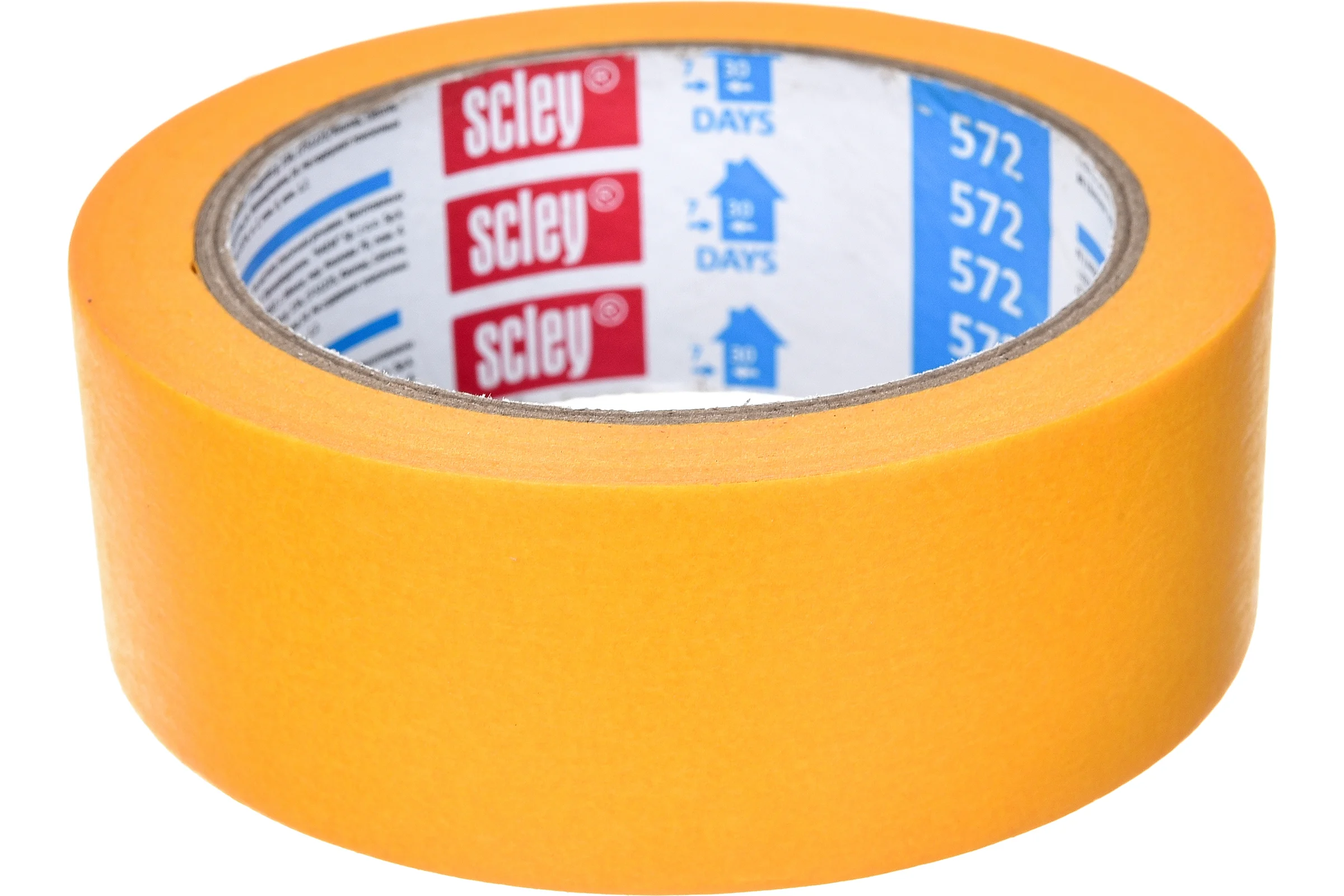 Малярная лента SCLEY серия 572, ультратонкая, размер 30 мм х 33 м, жёлтая 0300-723330