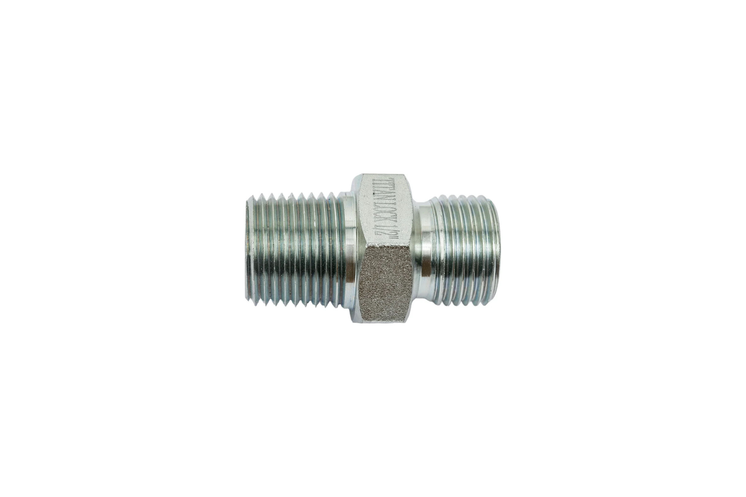 Переходной ниппель TITAN LOCK сталь, 1/2", НР BSP/НР NPT, TL1/2RMBS-MNP