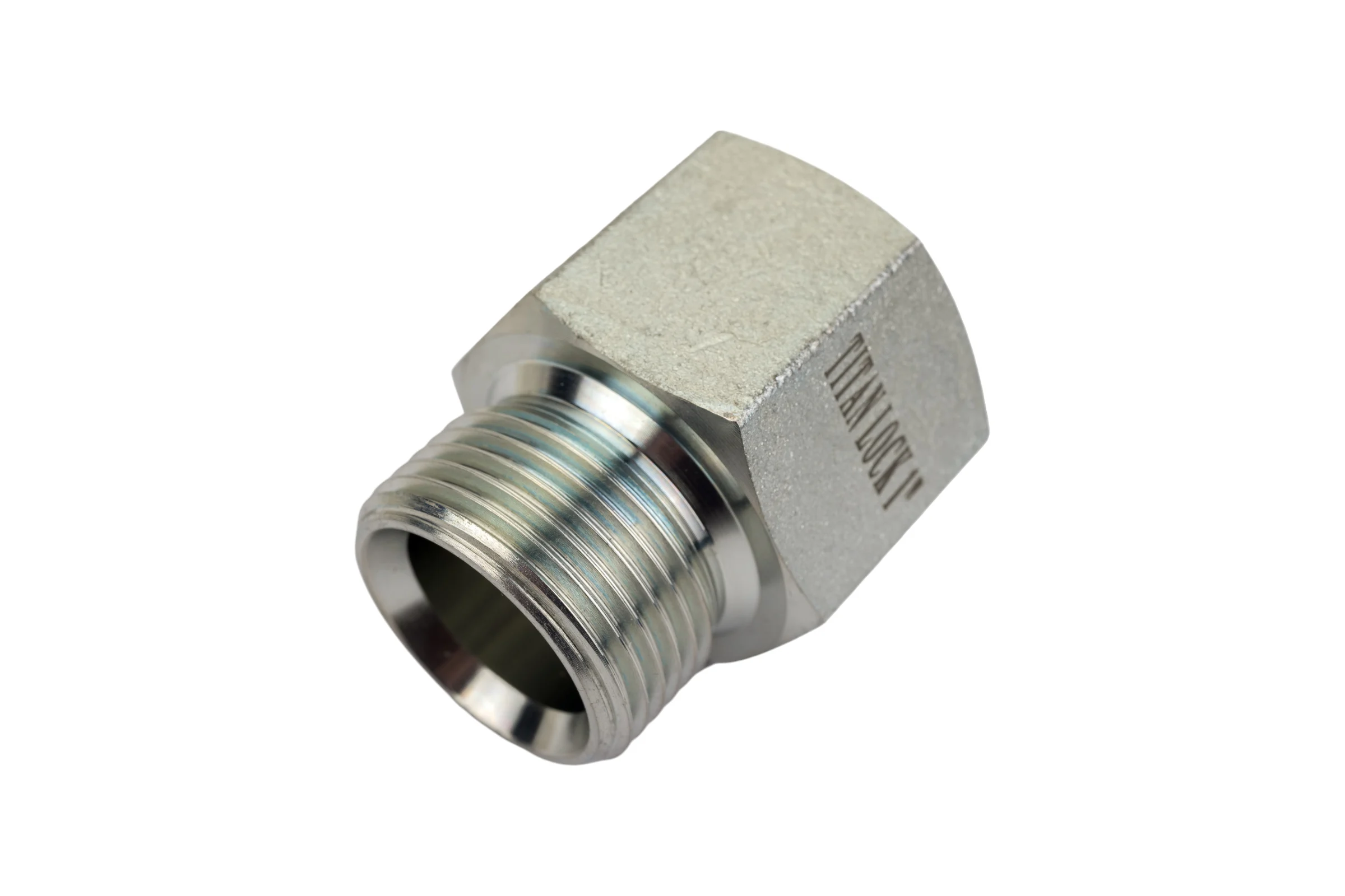 Переходной ниппель TITAN LOCK сталь, 1", НР BSP/ВР NPT, TL1RMBS-FNP