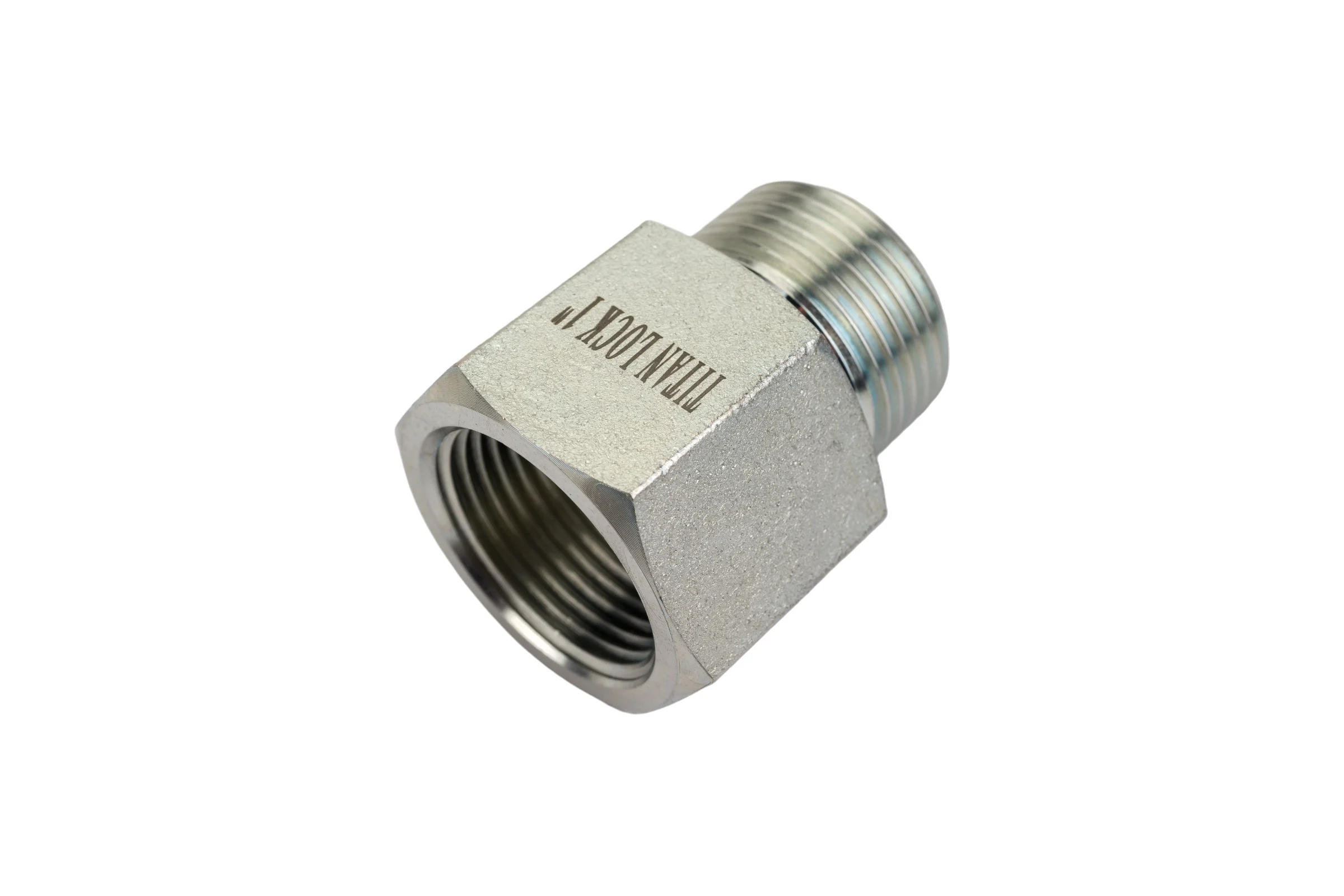 Переходной ниппель TITAN LOCK сталь, 1", НР BSP/ВР NPT, TL1RMBS-FNP