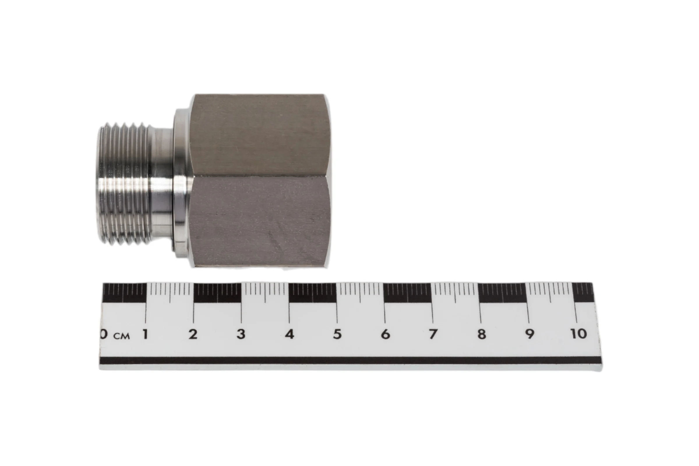Переходной ниппель TITAN LOCK нержав. (AISI304), 3/4", НР BSP/ВР NPT, TL3/4RMBS-FNP-S