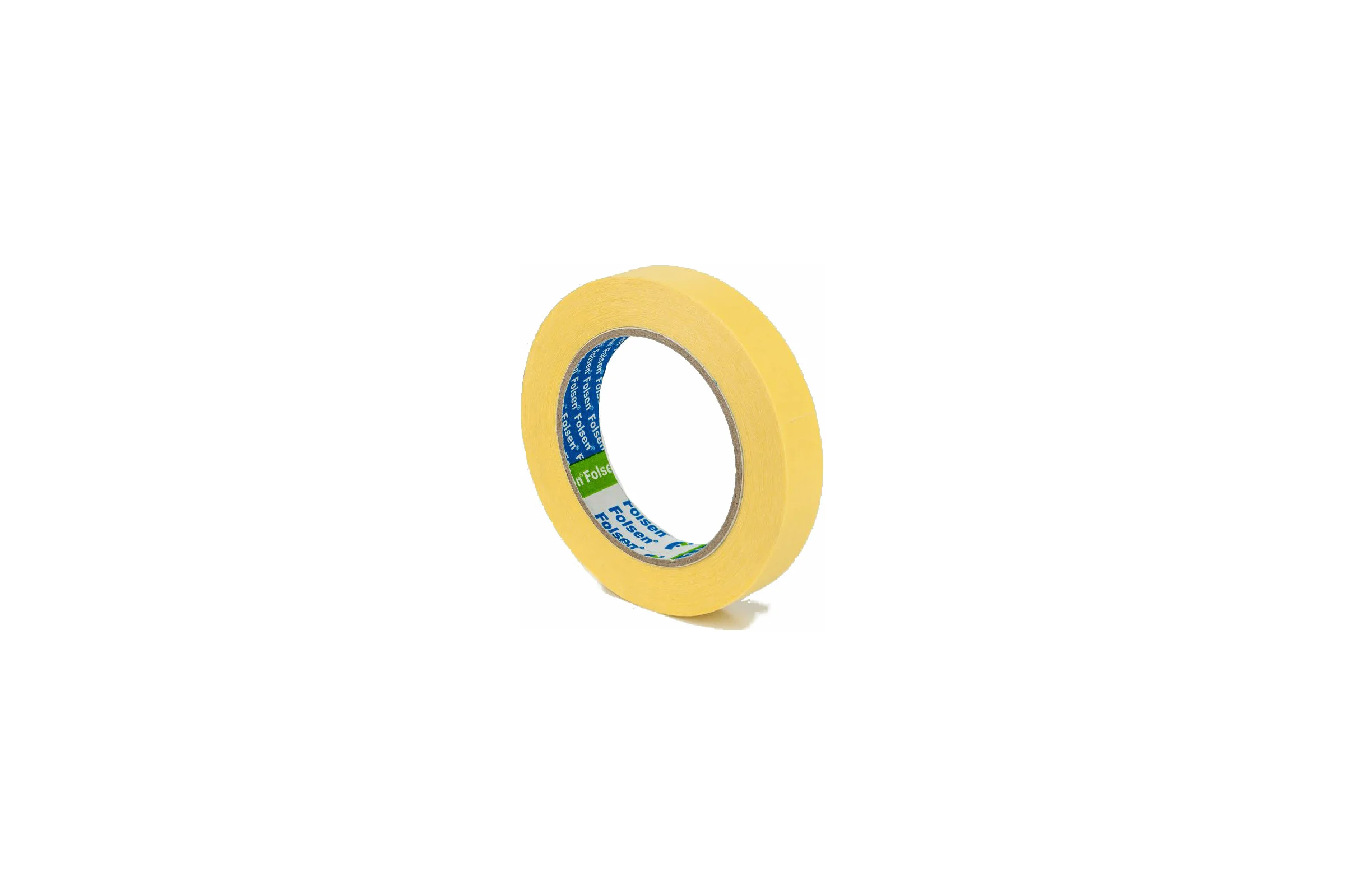 Малярная лента Folsen желтая 80oC 19мм x 50м 02219