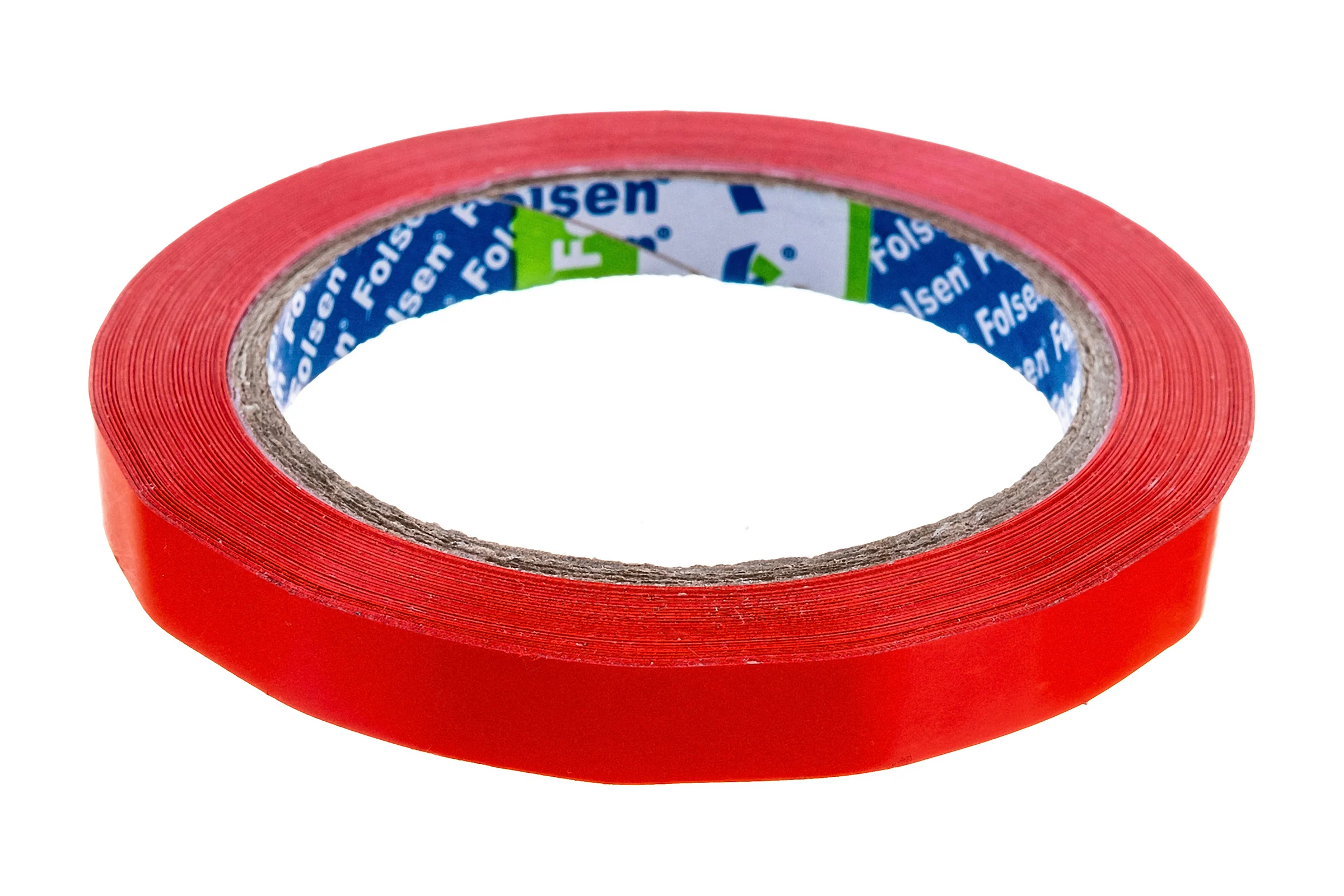 Упаковочная лента Folsen PVC 12мм x 66м красная 54мк 0777120