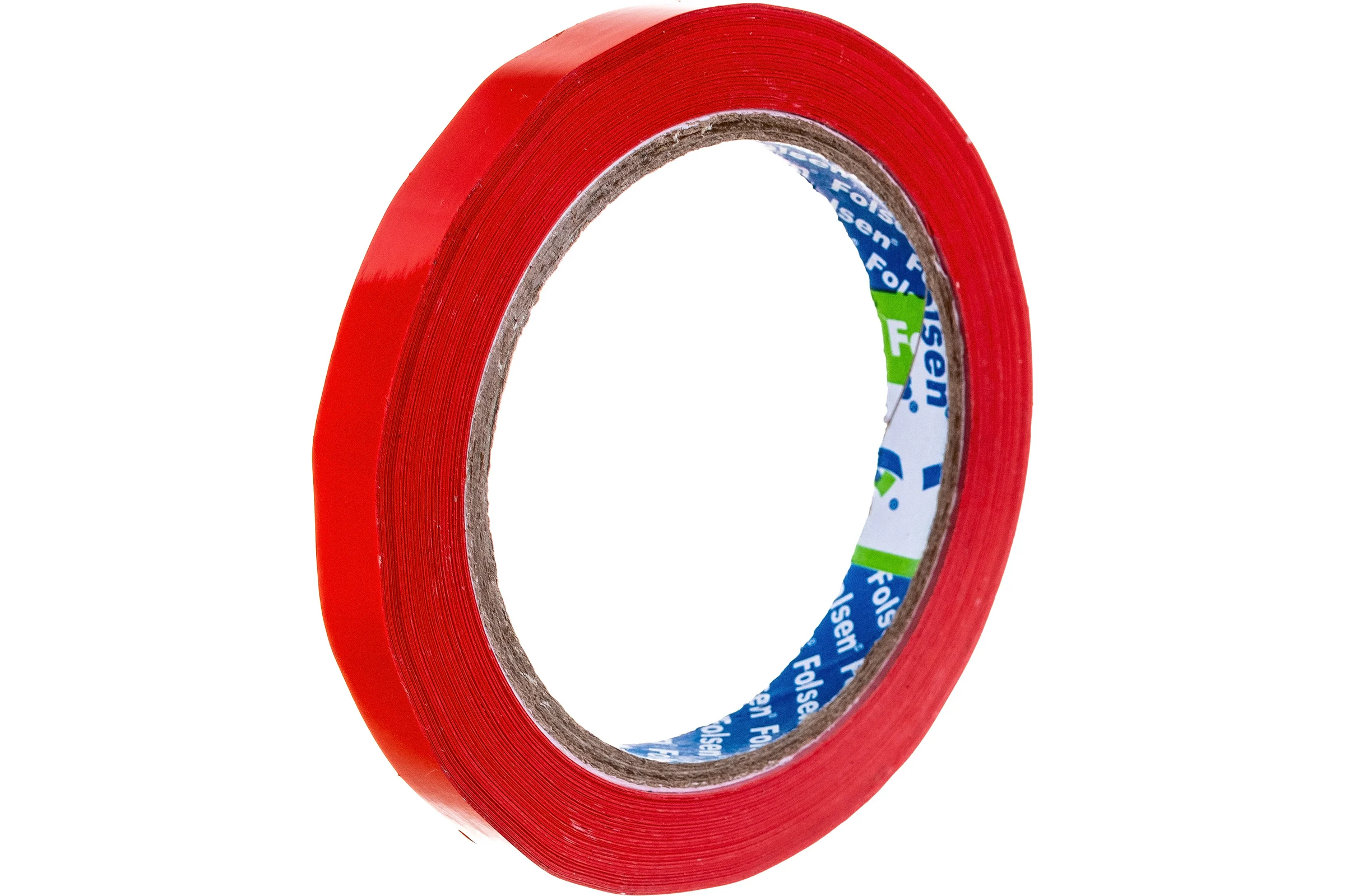 Упаковочная лента Folsen PVC 12мм x 66м красная 54мк 0777120