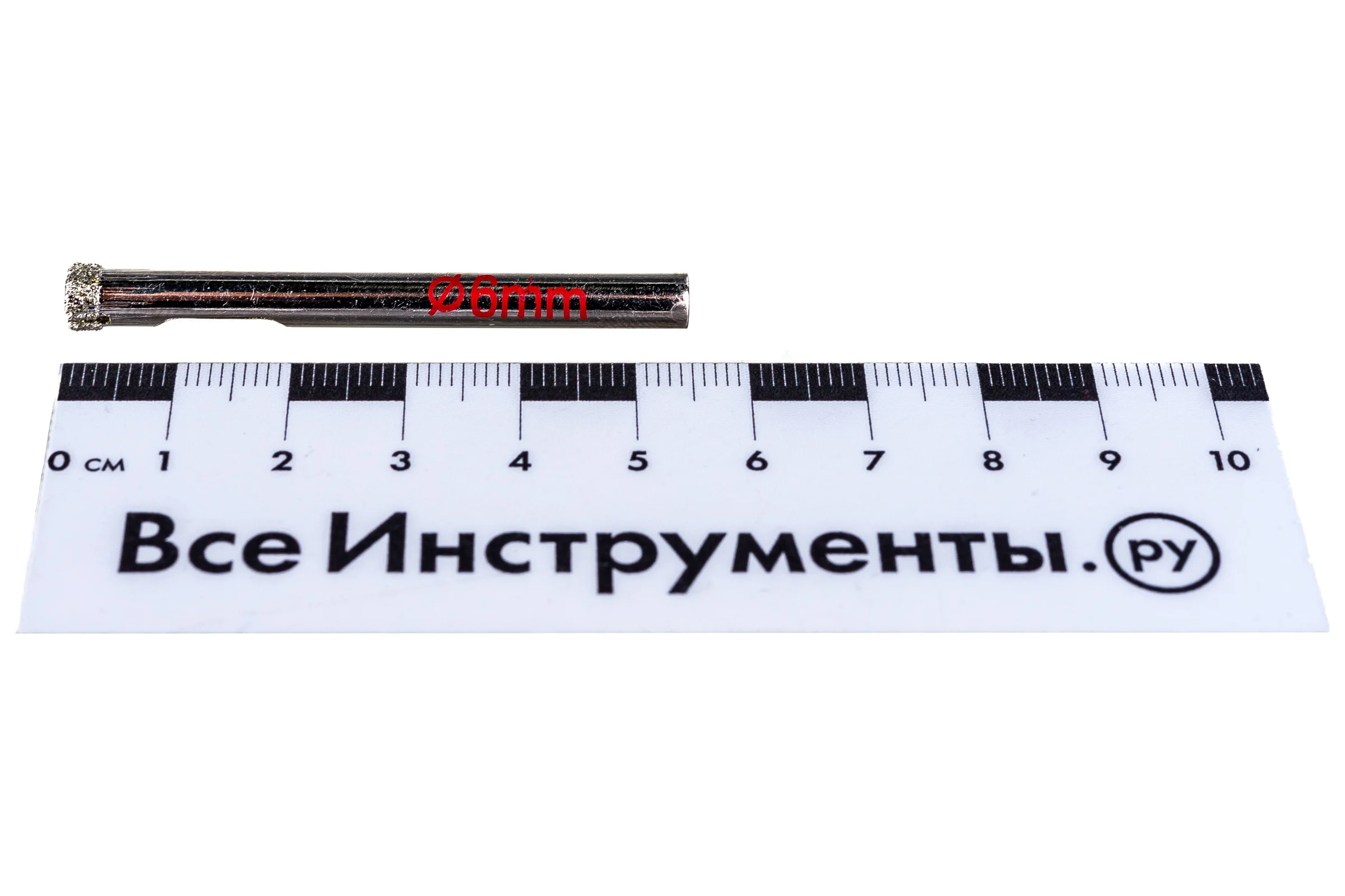 Алмазная кольцевая коронка FIT IT для стекла, кафеля 6 мм 36026