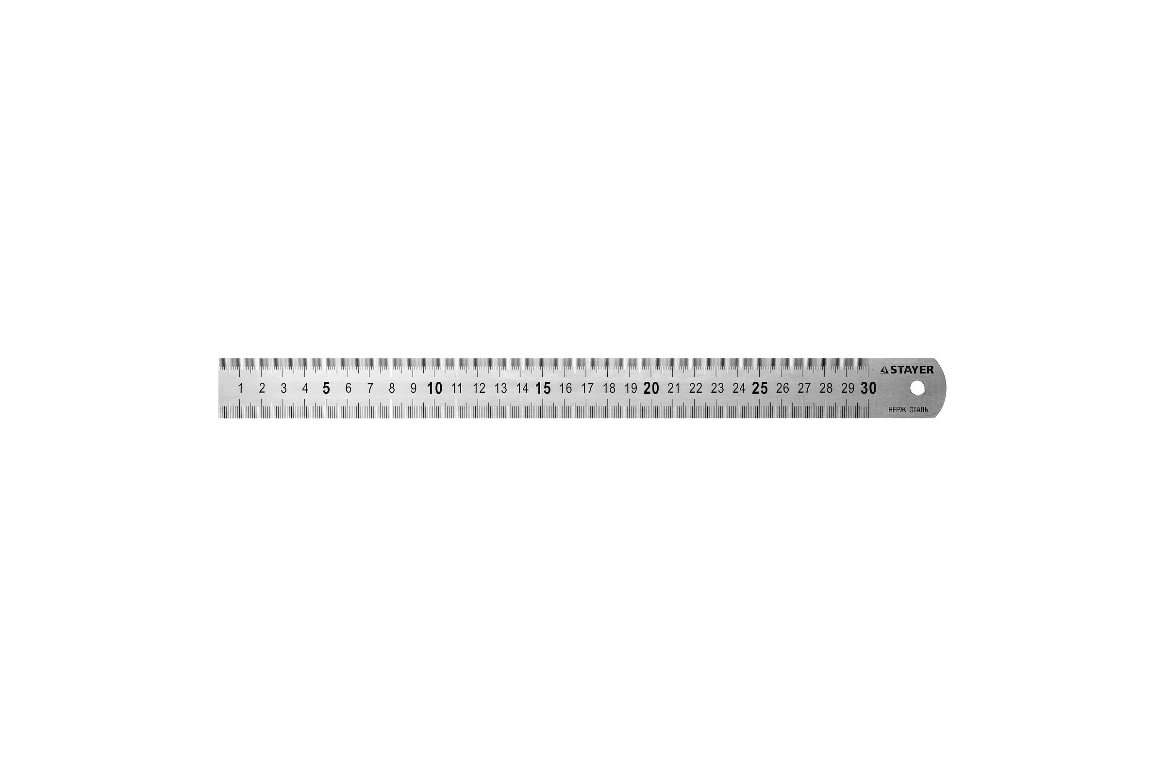 Нержавеющая линейка STAYER Professional длина 0,3 м,  3427-030_z01