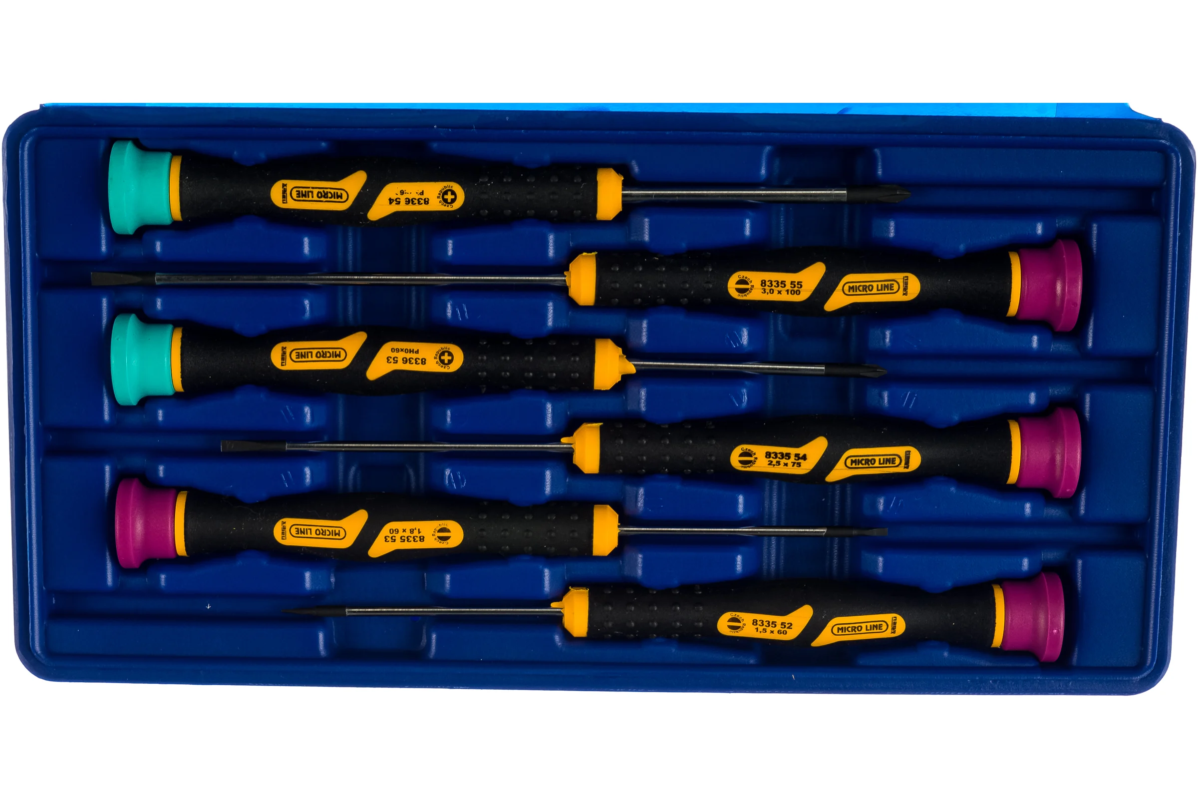Набор часовых отверток РН+ШЛИЦ, 6шт NAREX Micro Line Profi 862651