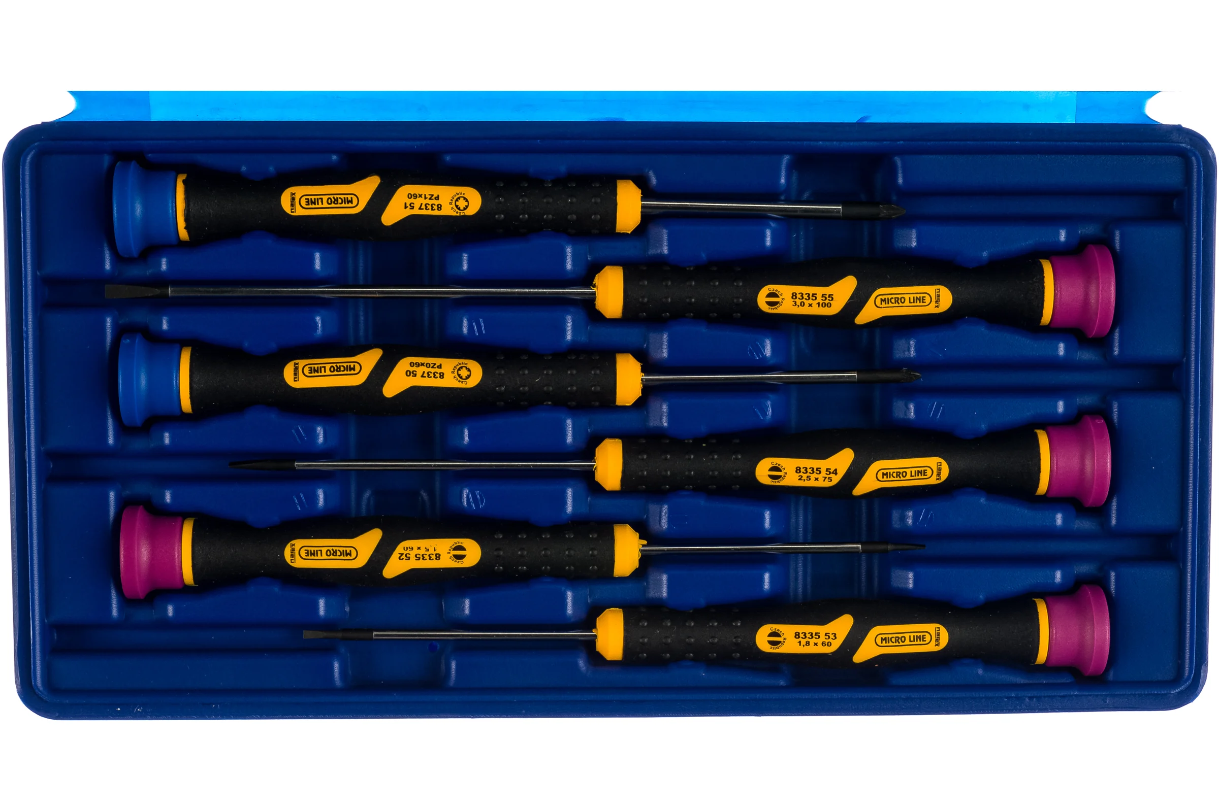 Набор часовых отверток РZ+ШЛИЦ, 6шт NAREX Micro Line Profi 862652